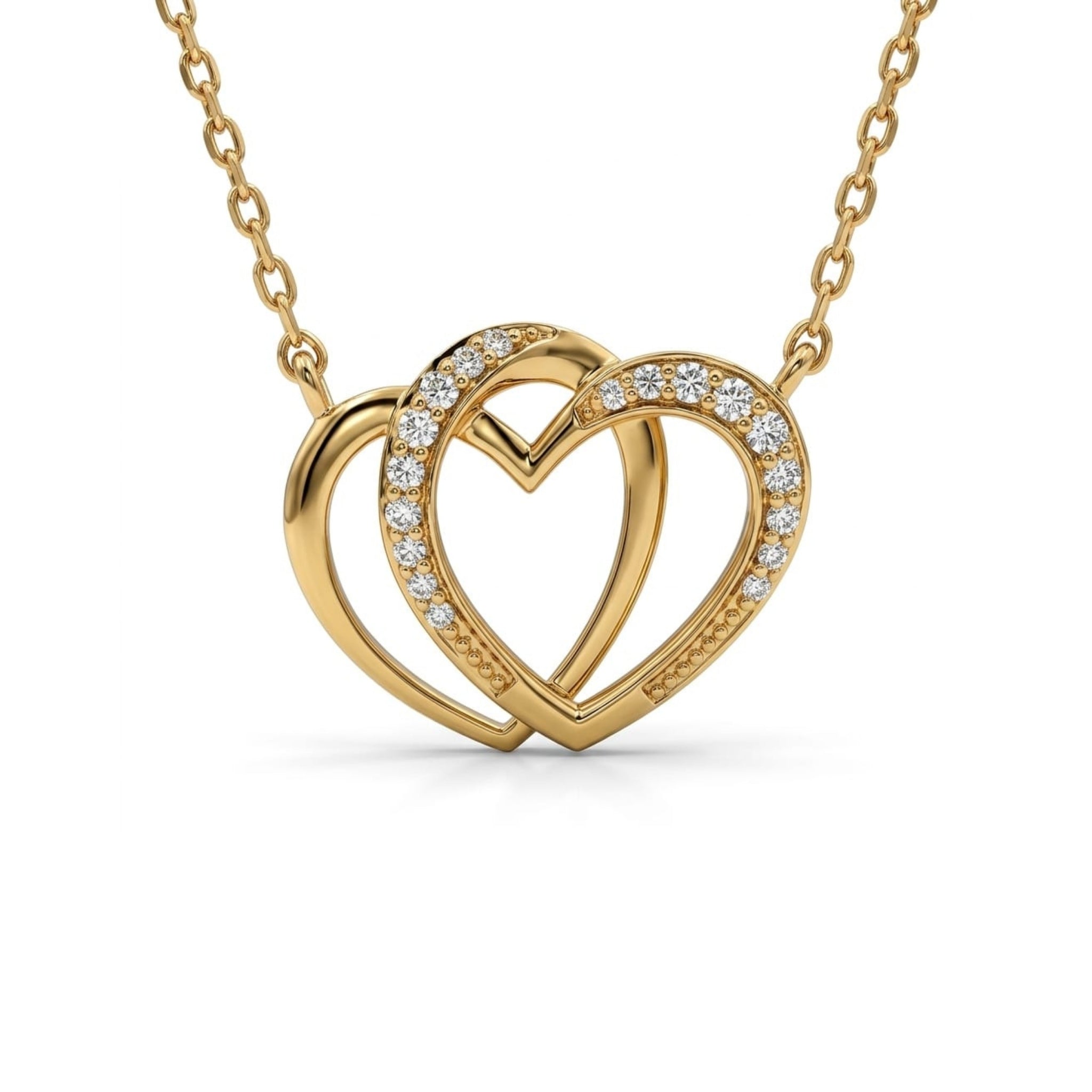 Intertwined Hearts Pendant