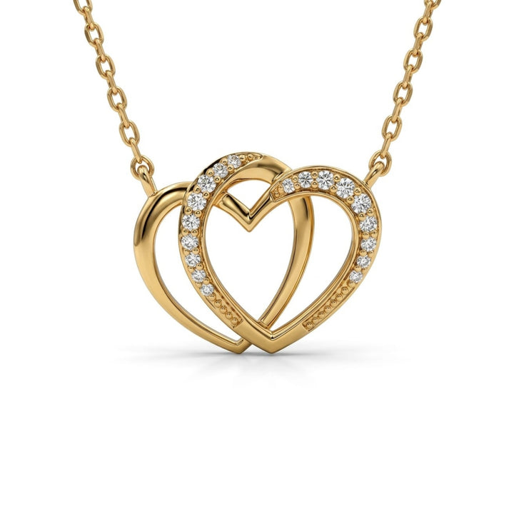 Intertwined Hearts Pendant