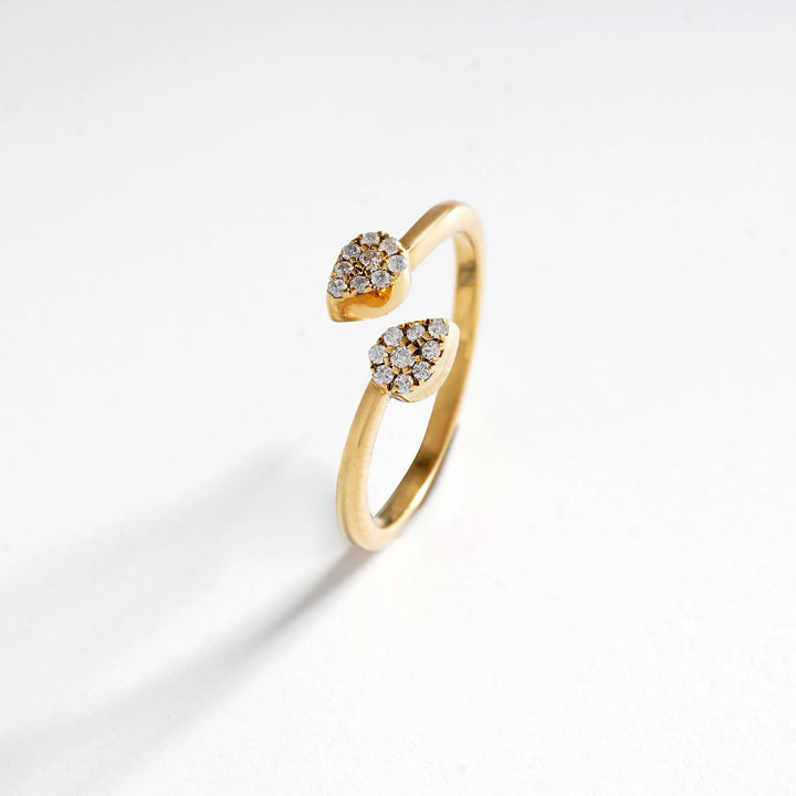 Gold Plated Open Ring