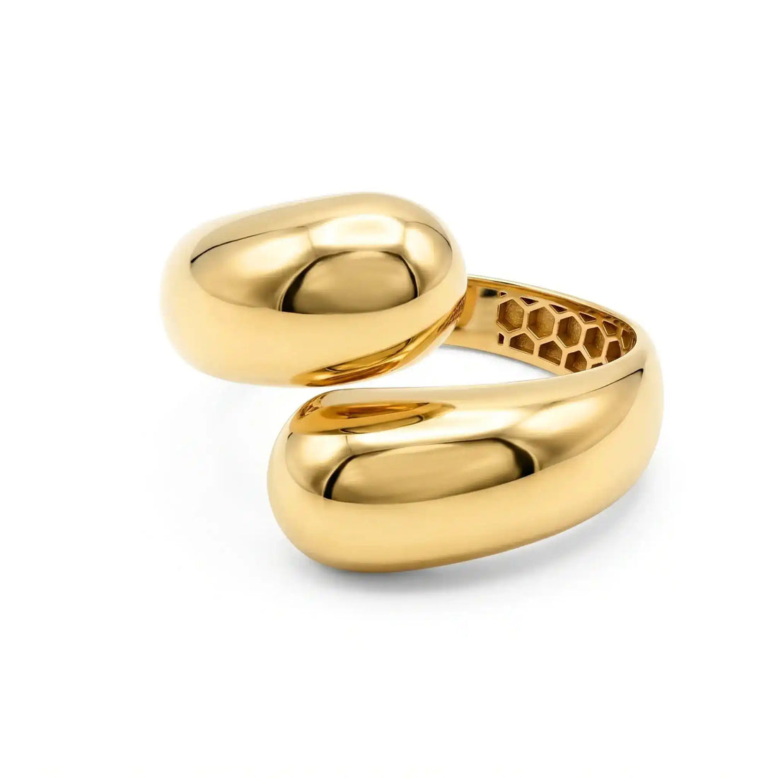 Gold-Plated Dome Statement Ring