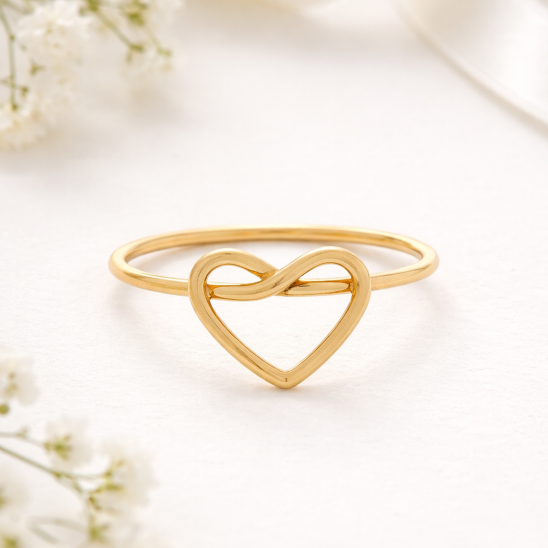 Gold Plated Heart Ring