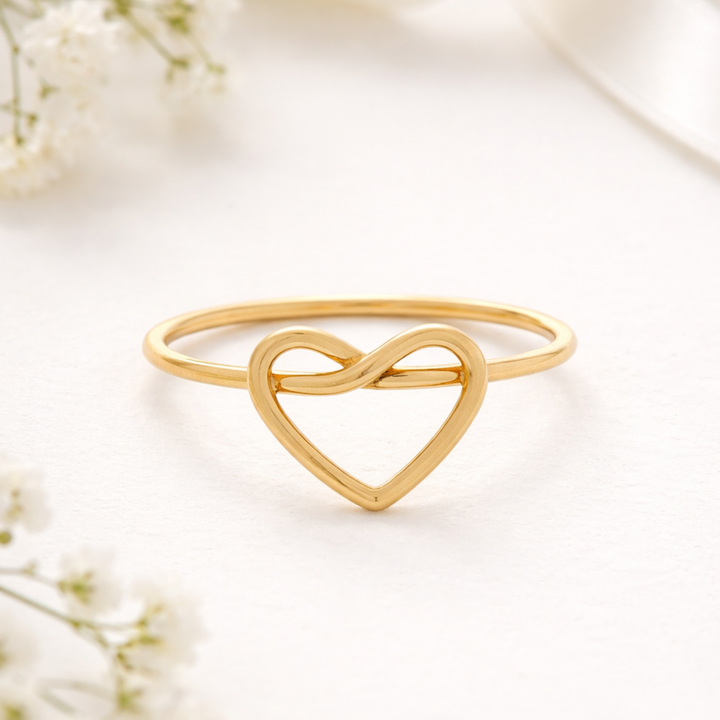 Gold Plated Heart Ring