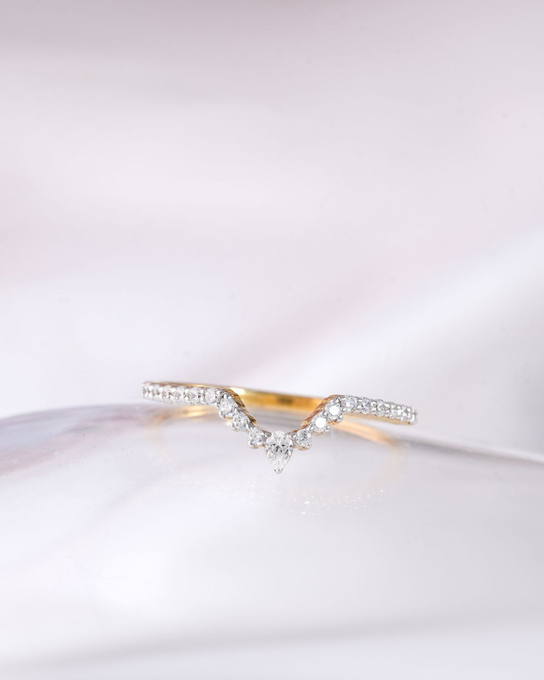 Tiara wave ring | Gold Vermeil