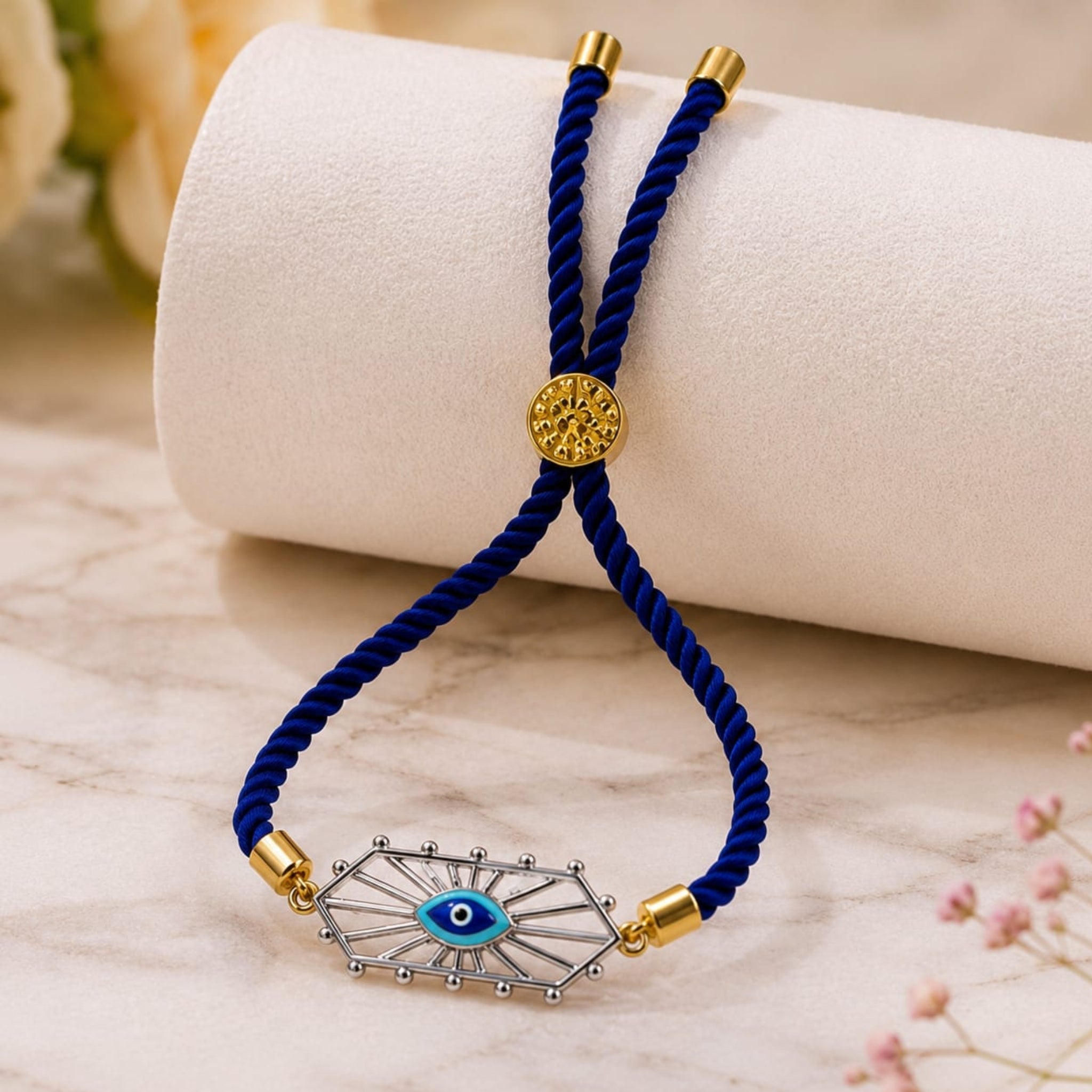 Infinity Nazar Silver Rakhi