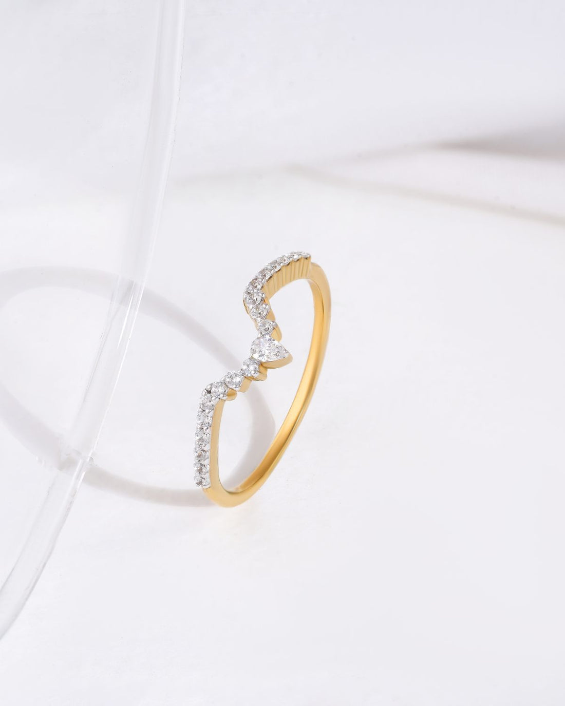 Tiara wave ring | Gold Vermeil