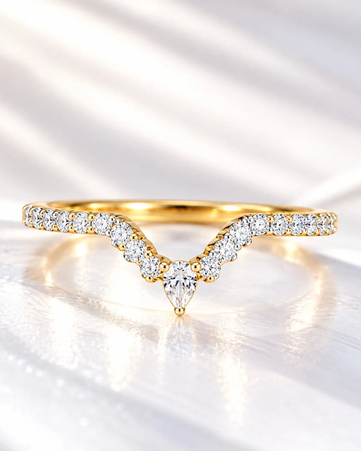 Tiara wave ring | Gold Vermeil