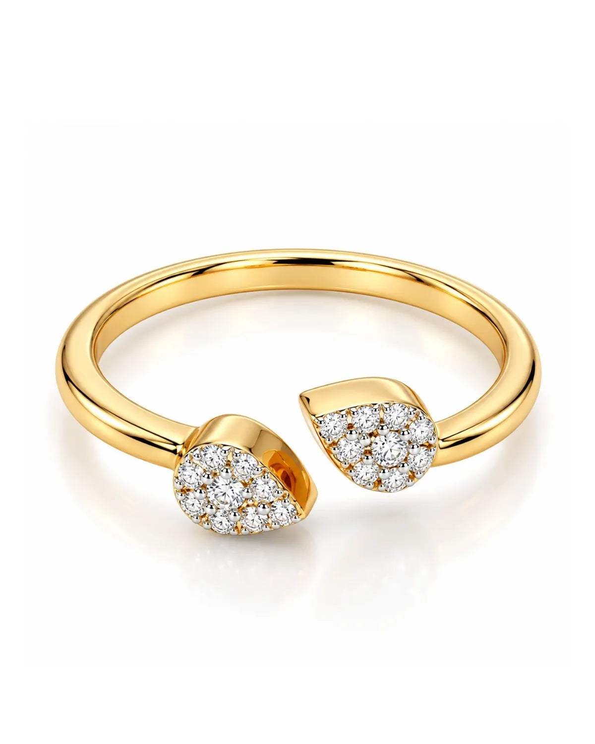 Gold Plated Open Ring