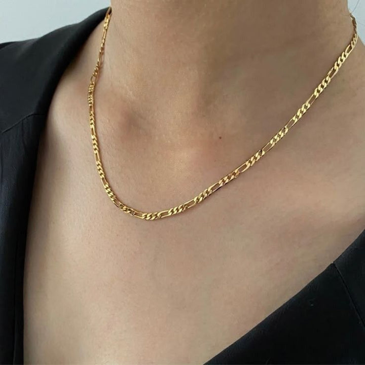 Flat Cuban Chain | Gold Plated