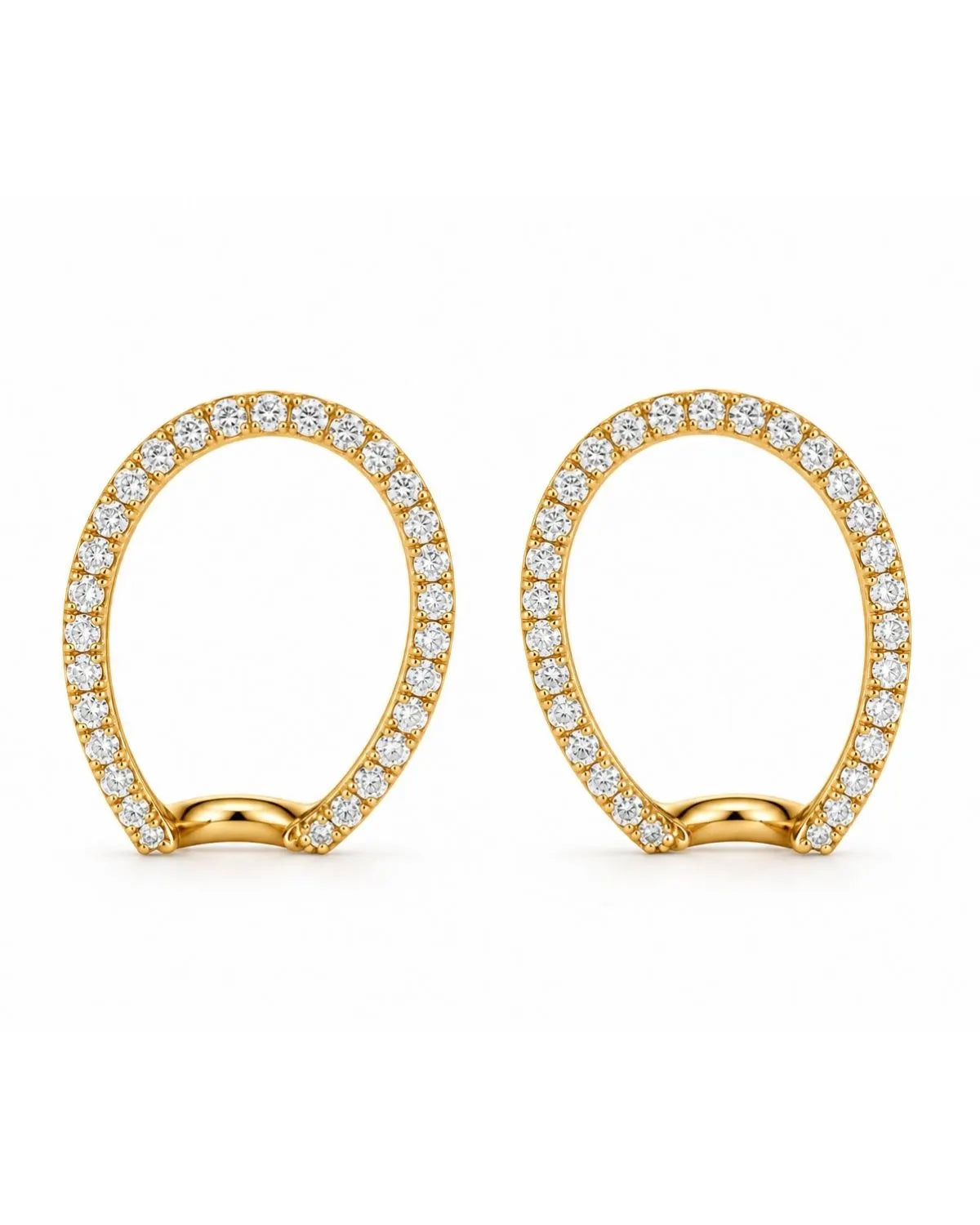 InterConnected Gold Vermeil Earring