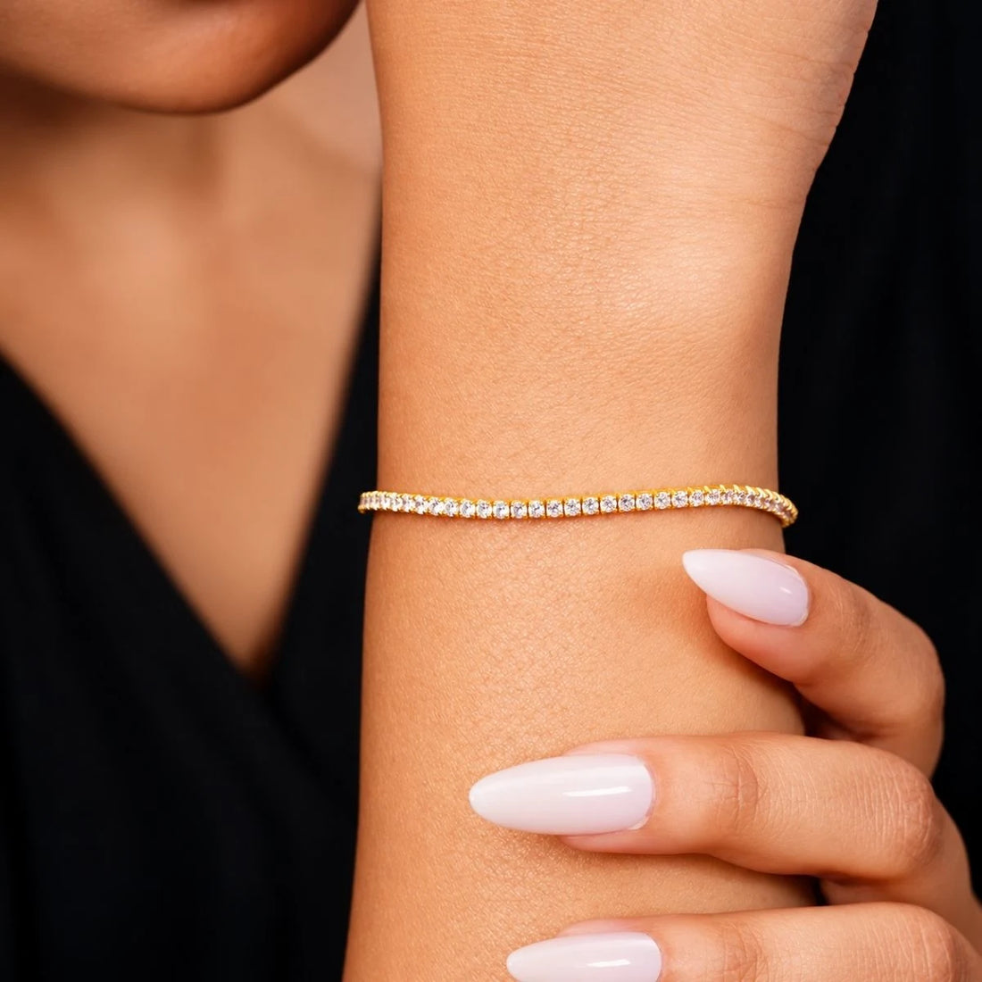 Classic White Diamond Tennis Bracelet