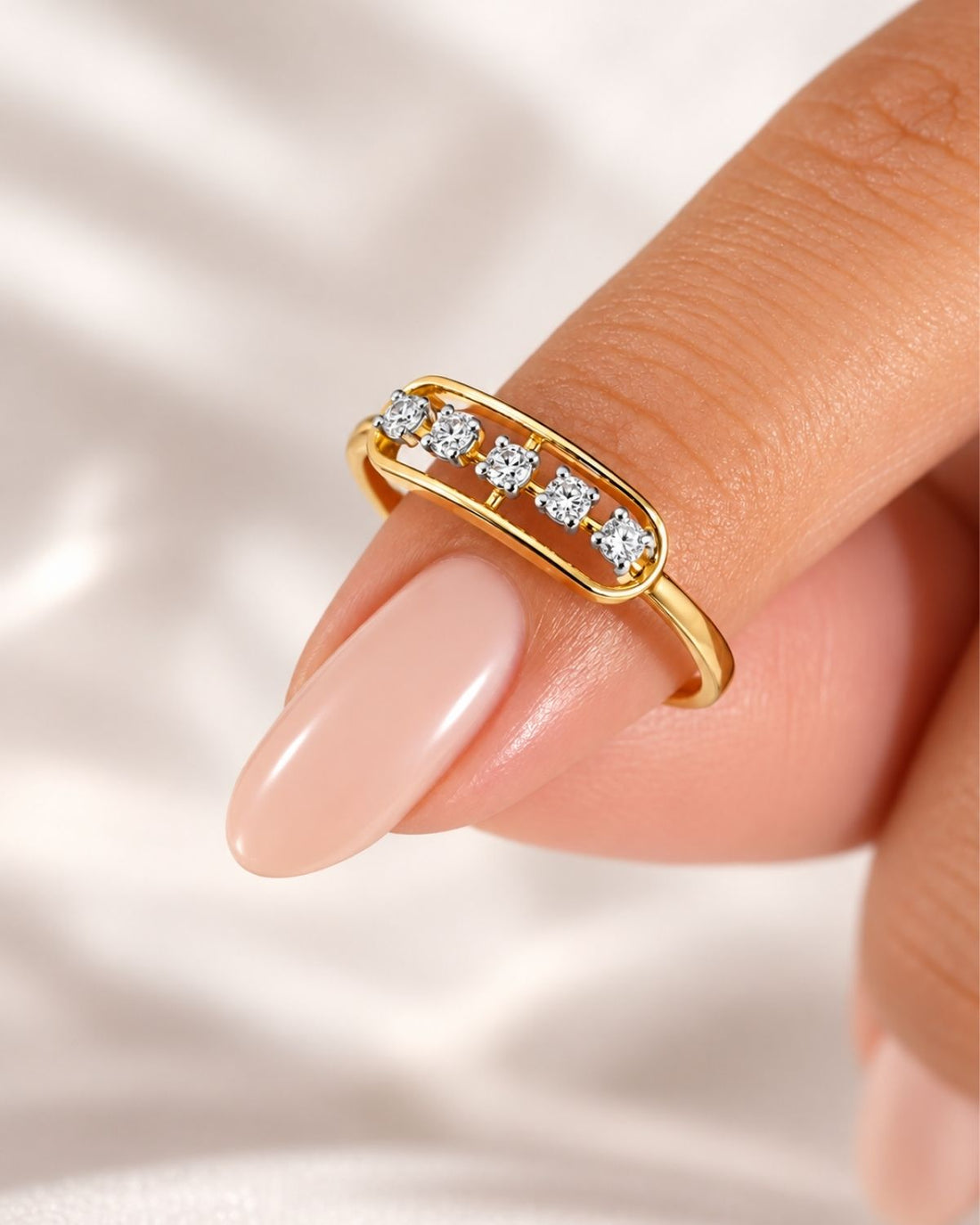 Eliza Diamond Ring | gold vermeil