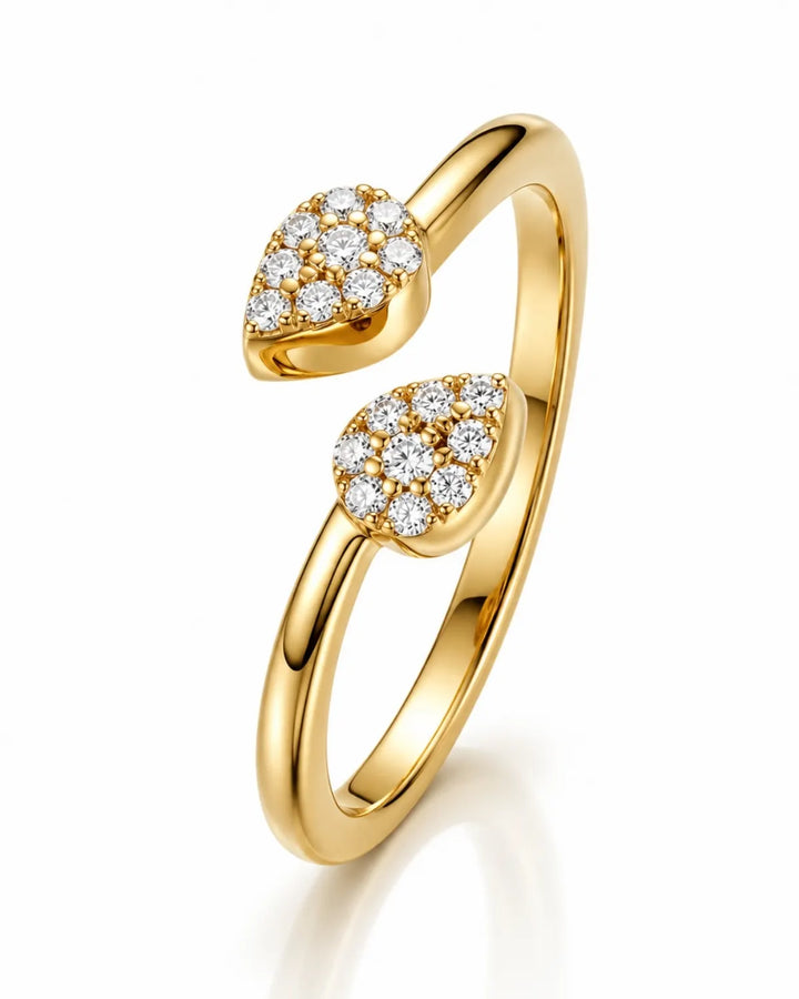 Gold Plated Open Ring