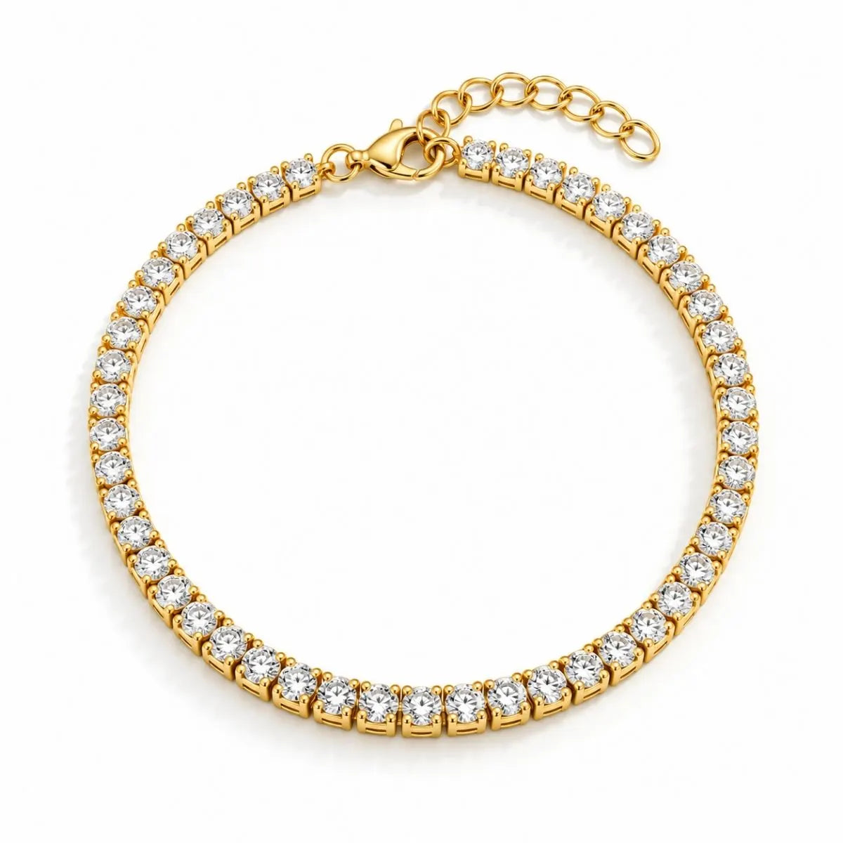 Classic White Diamond Tennis Bracelet