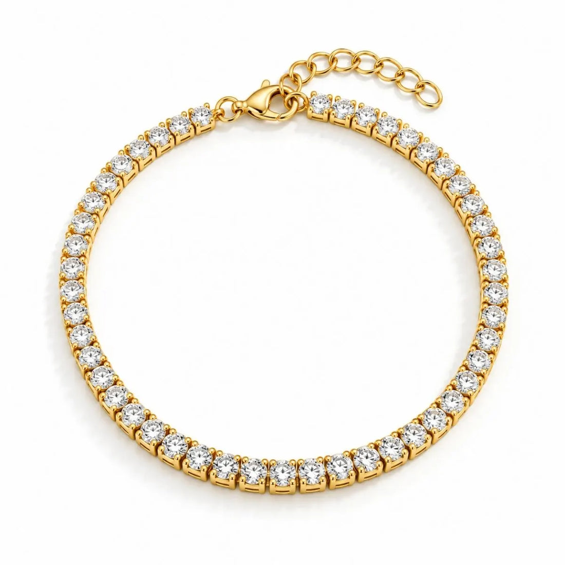 Classic White Diamond Tennis Bracelet