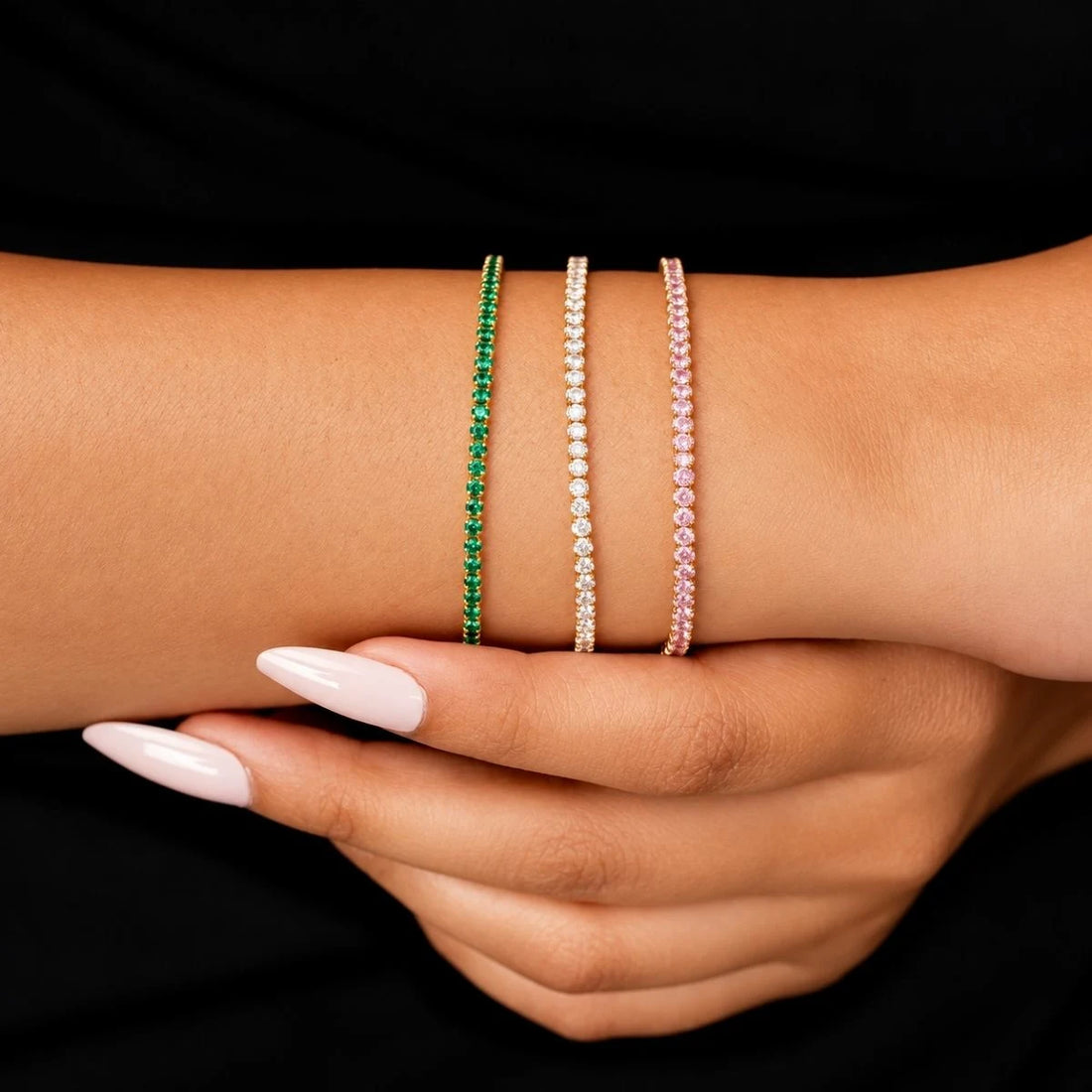 Classic White Diamond Tennis Bracelet