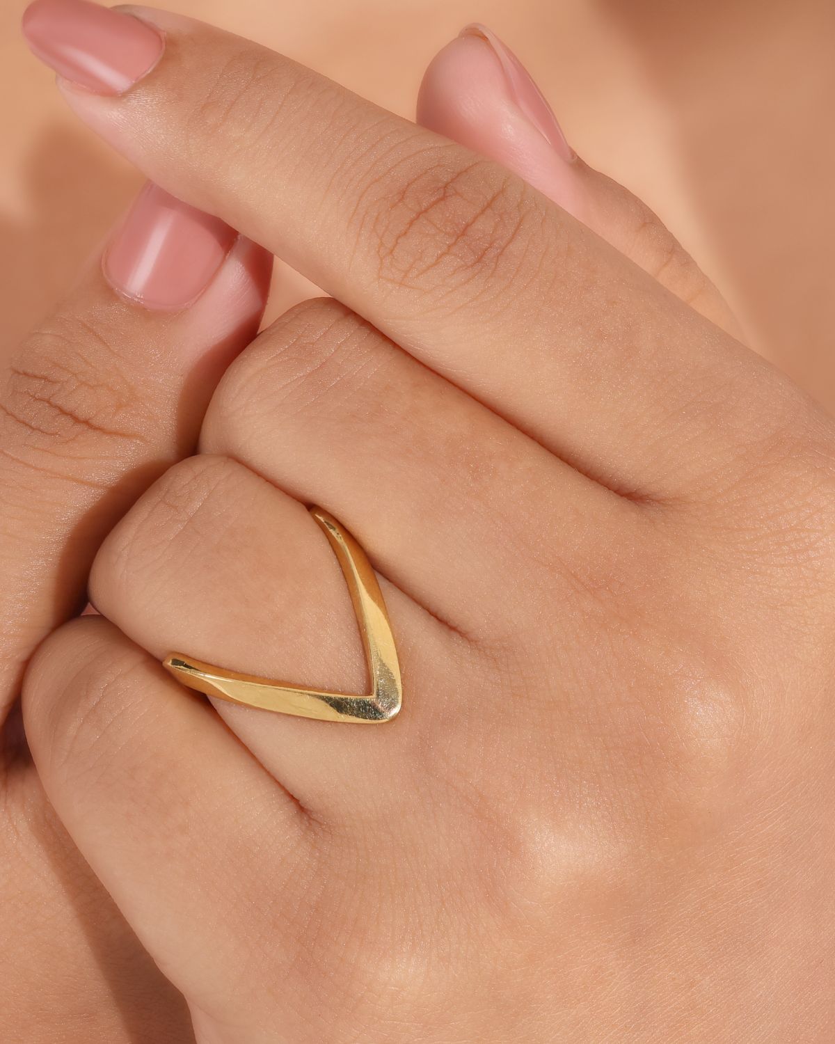 Gold Plated Vanki Style Ring