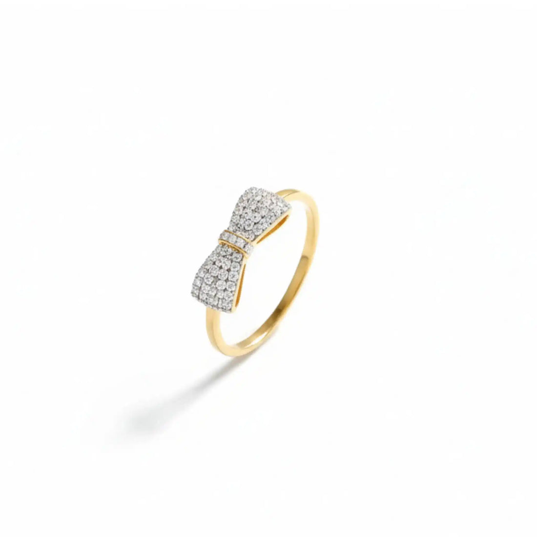 Bow Ring with Monzonite Diamond