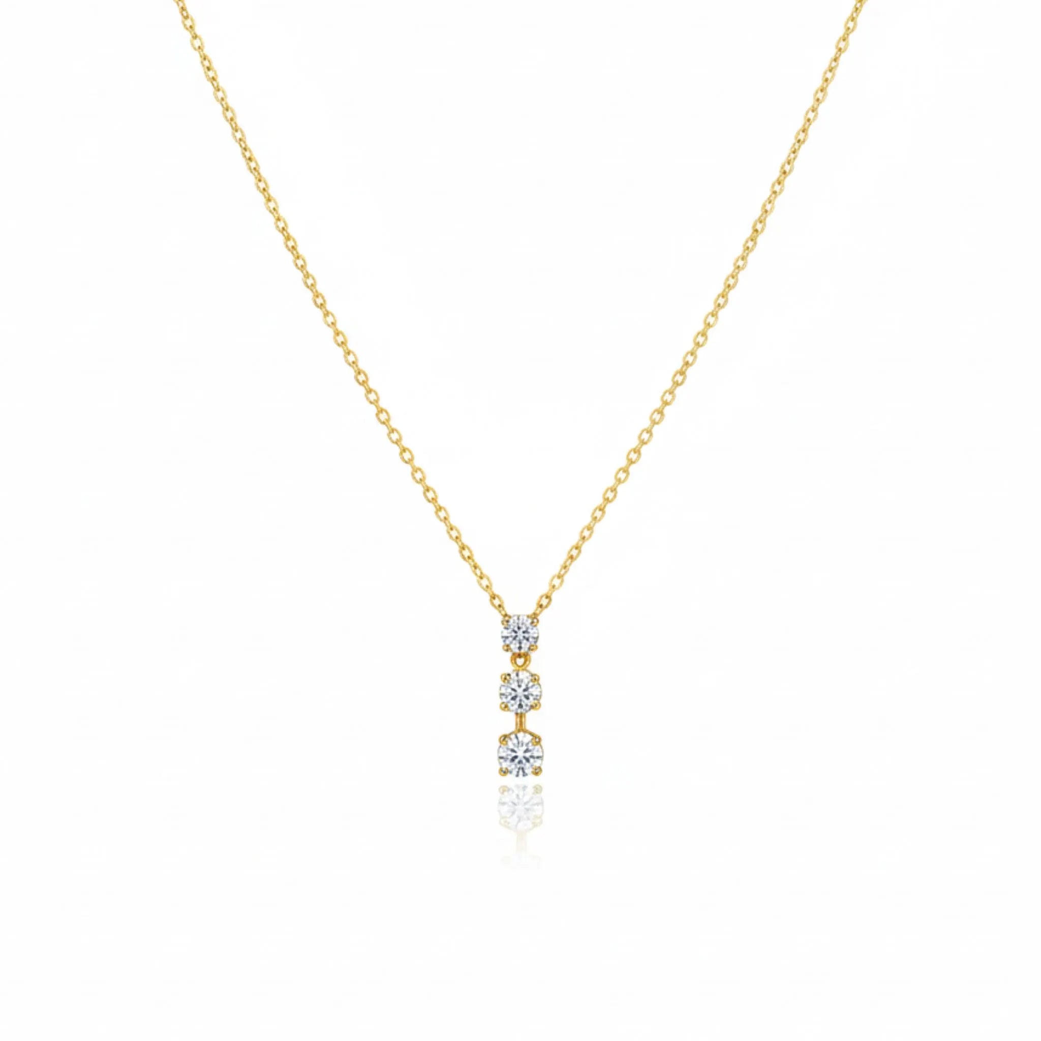 Trio Solitaire Pendant