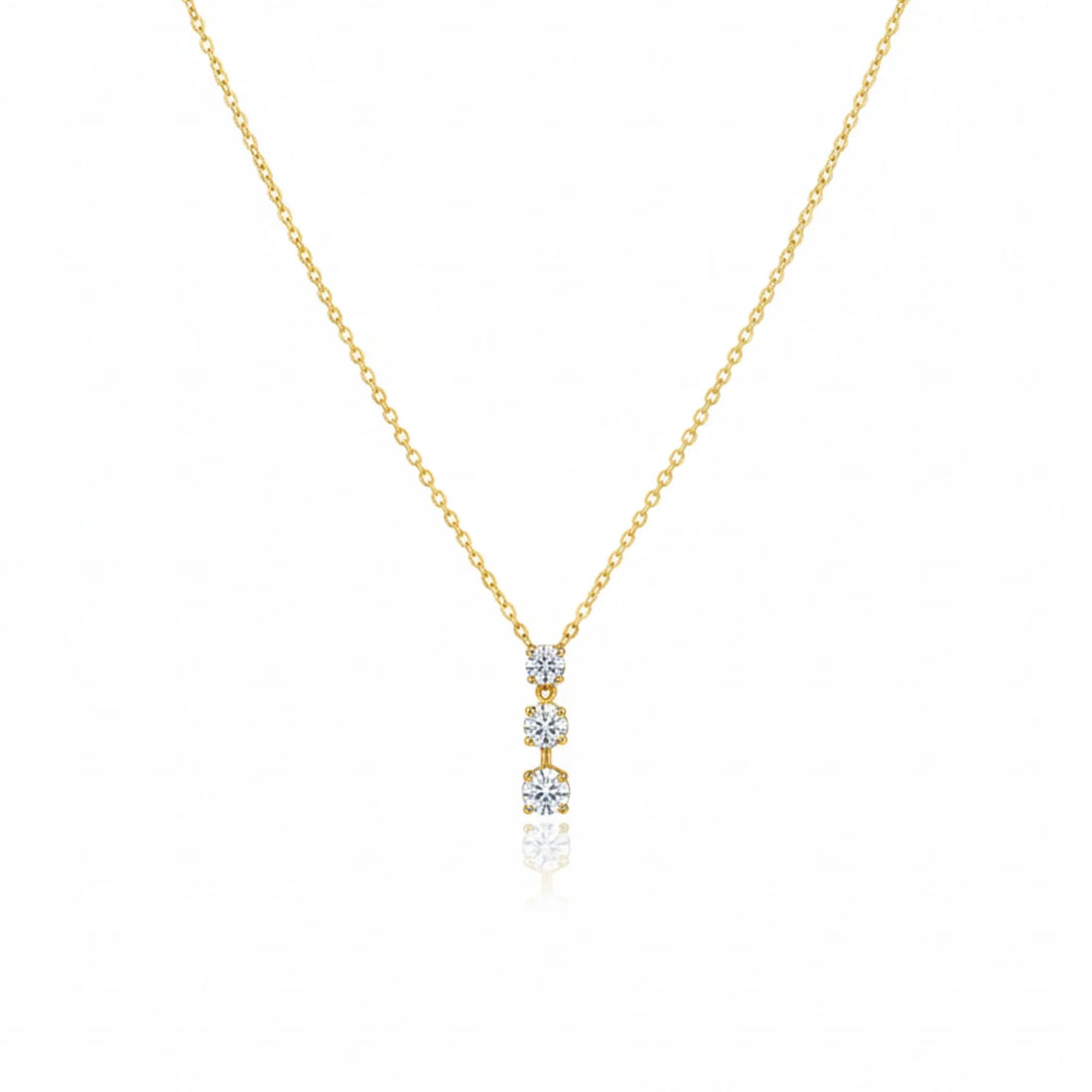 Trio Solitaire Pendant