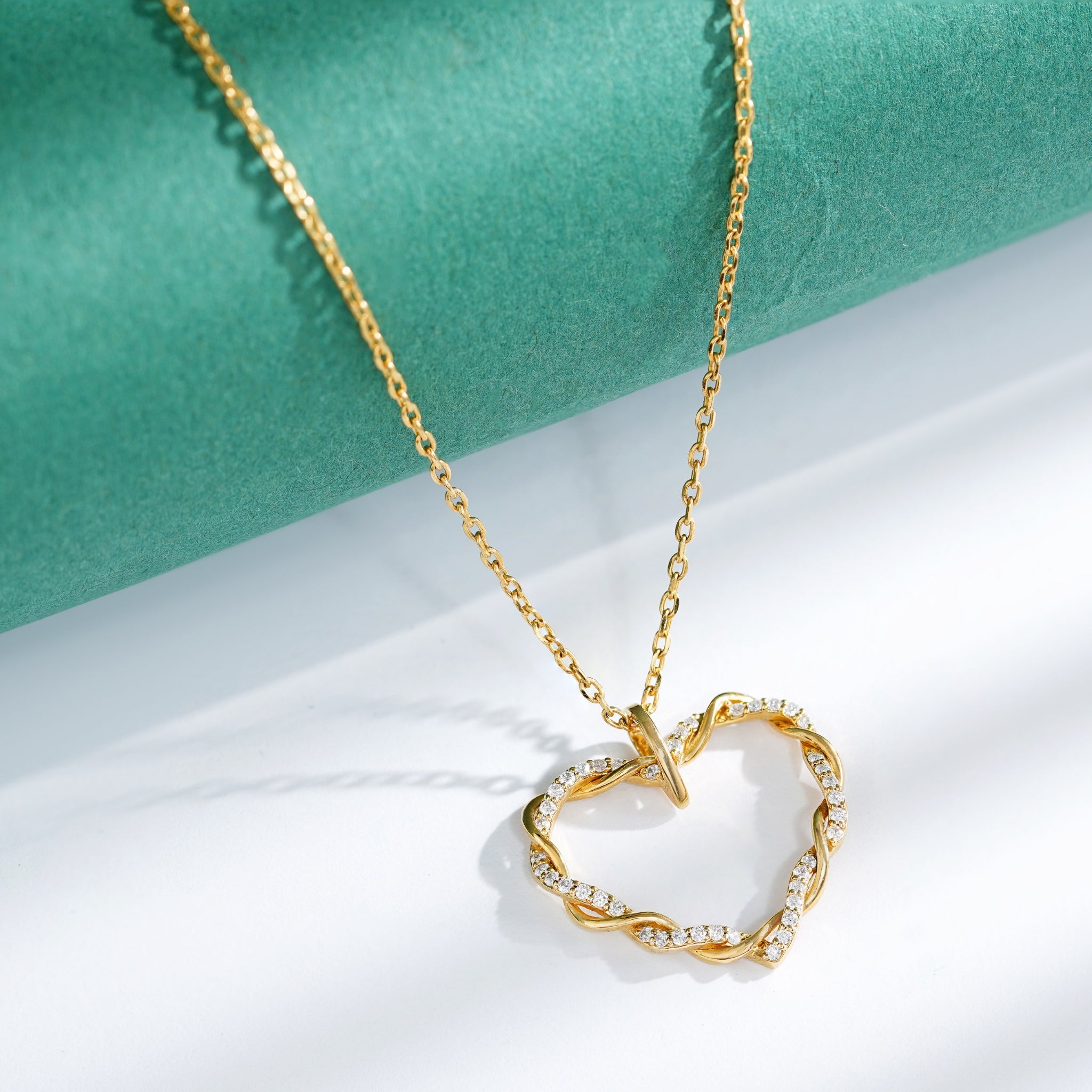 Twisted Heart Pendant