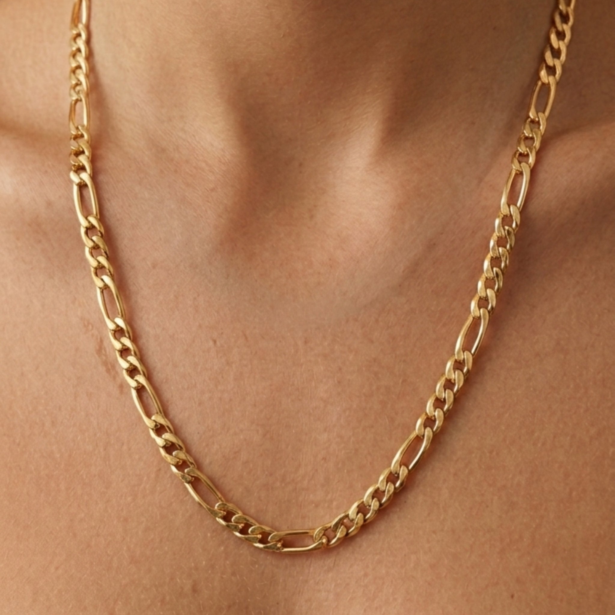 Flat Cuban Chain | Gold Plated