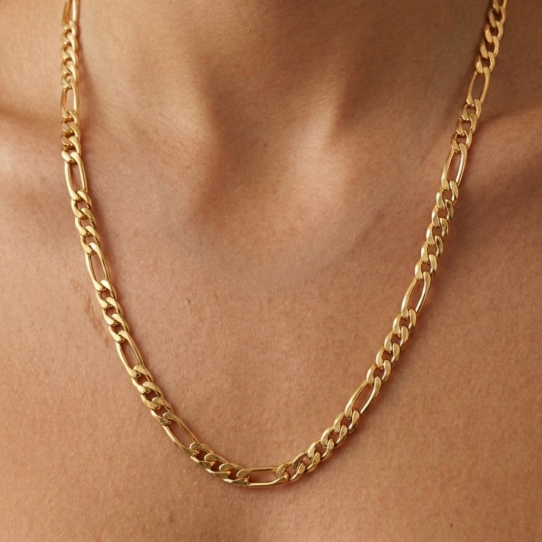 Flat Cuban Chain | Gold Plated