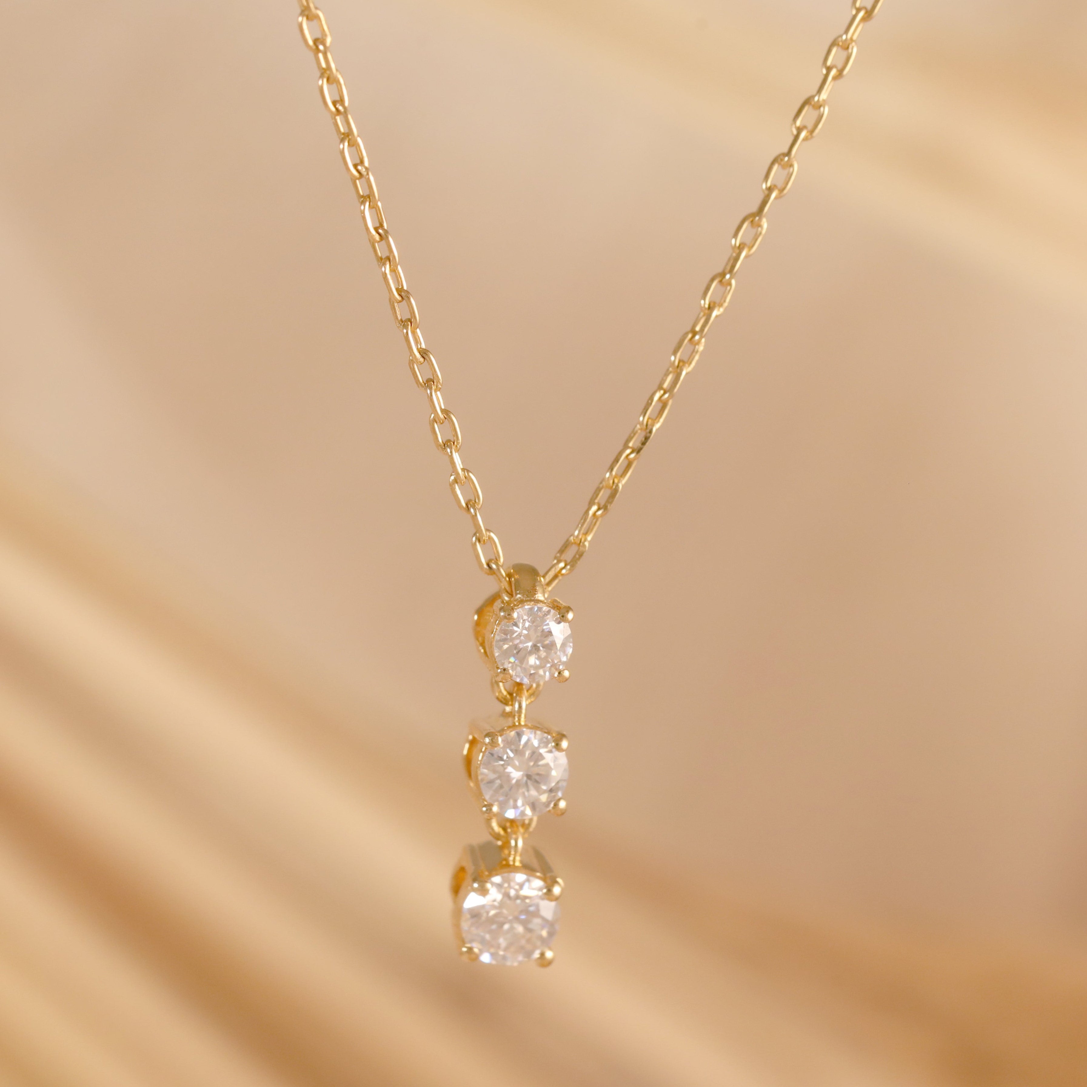 Trio Solitaire Pendant