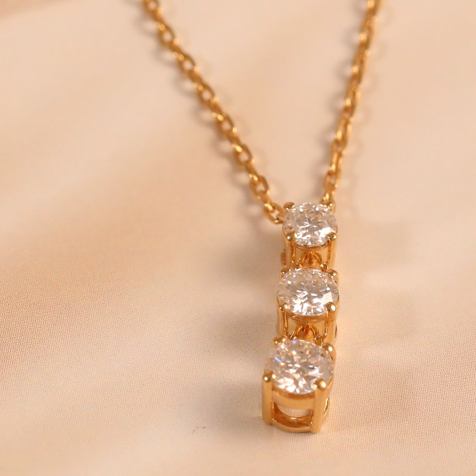 Trio Solitaire Pendant