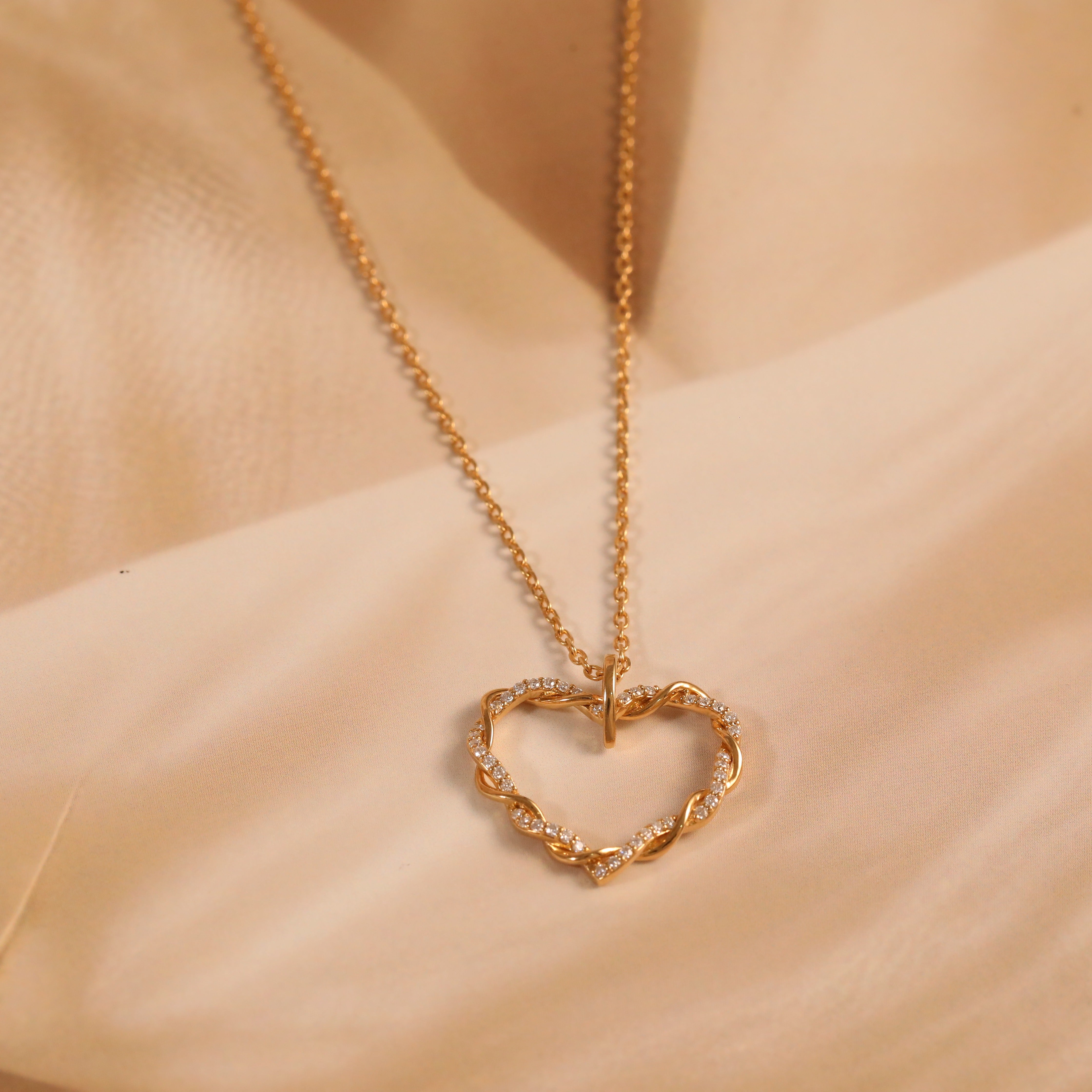 Twisted Heart Pendant