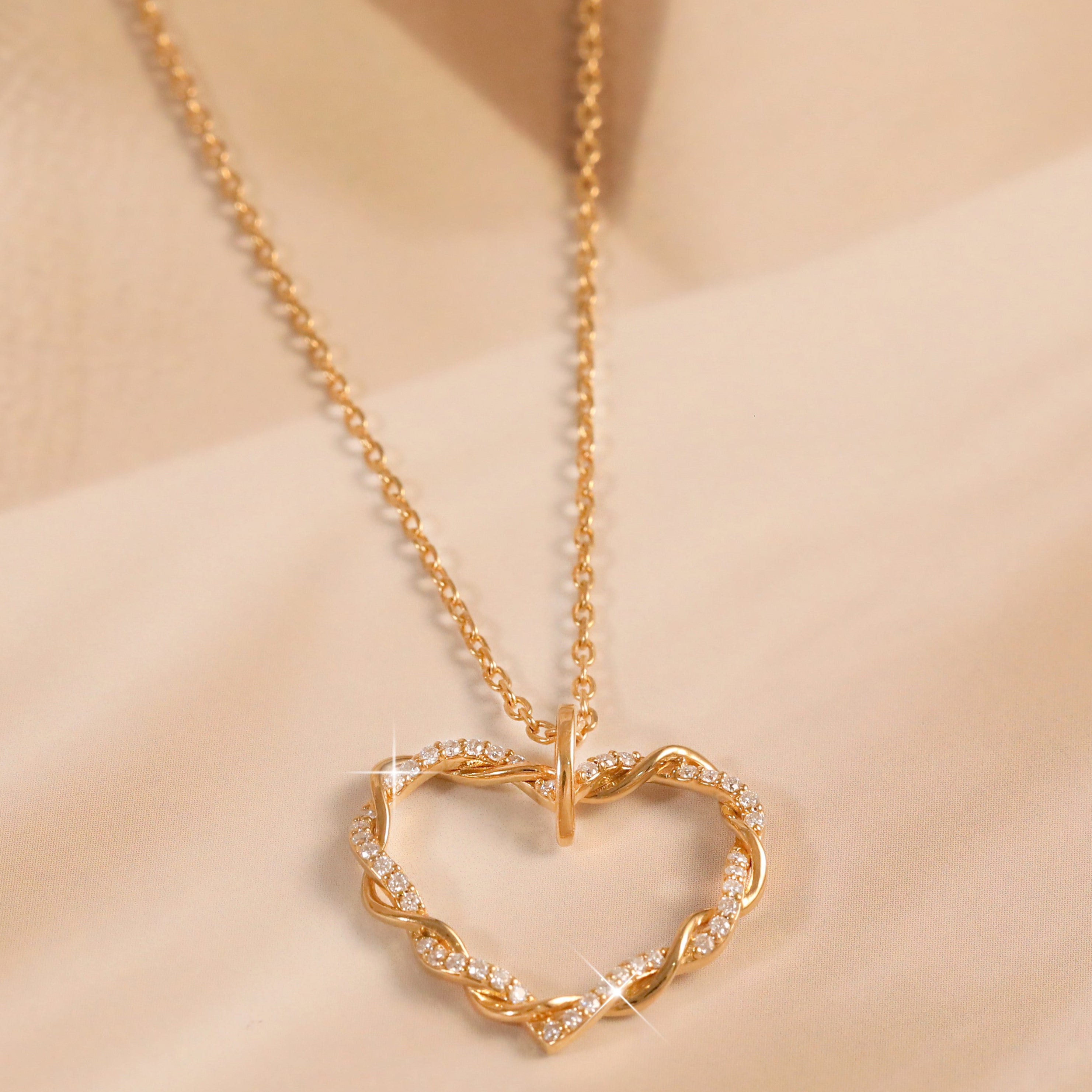 Twisted Heart Pendant