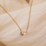 Heart Solitaire Pendant