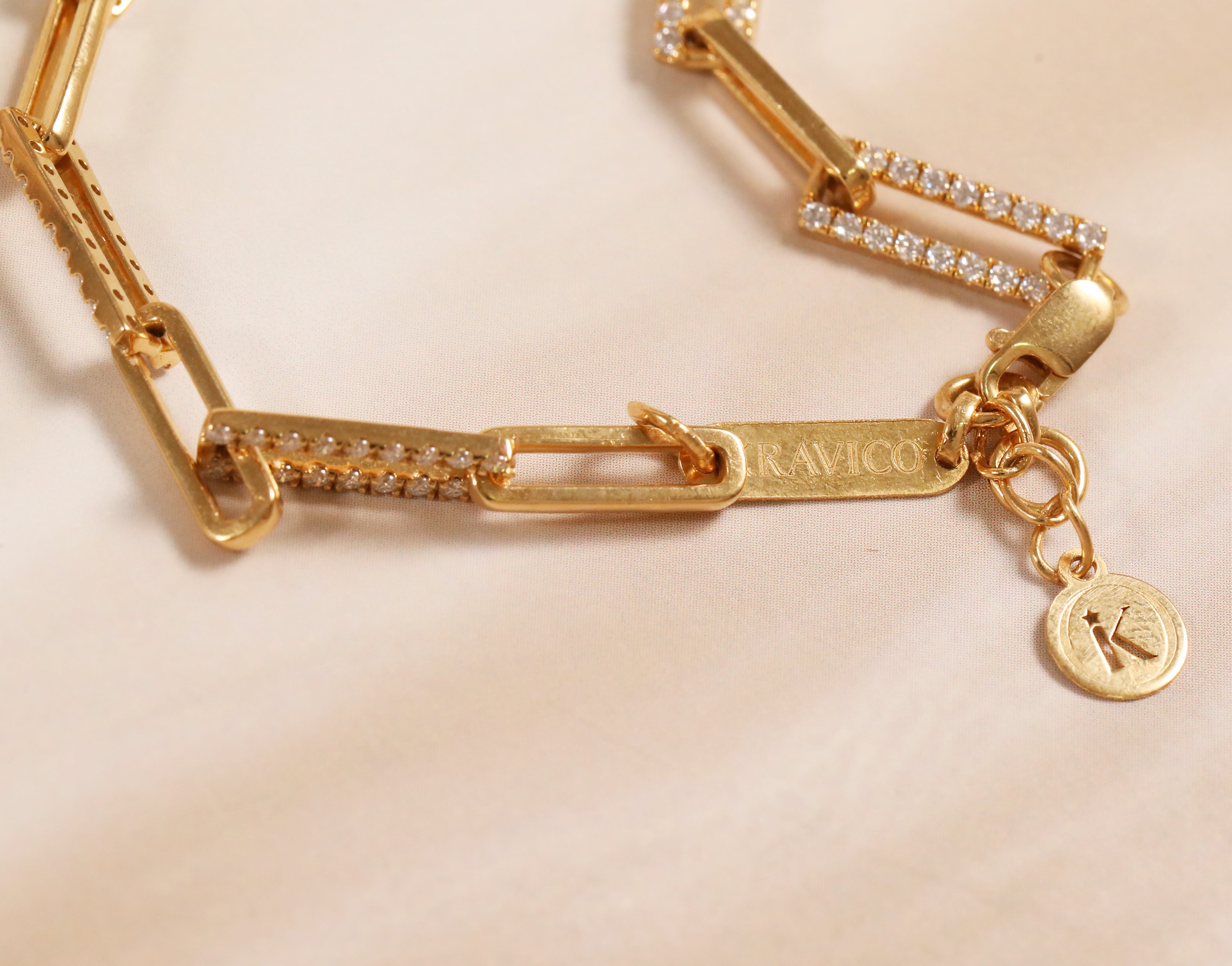 Modern Paperclip Link Bracelet