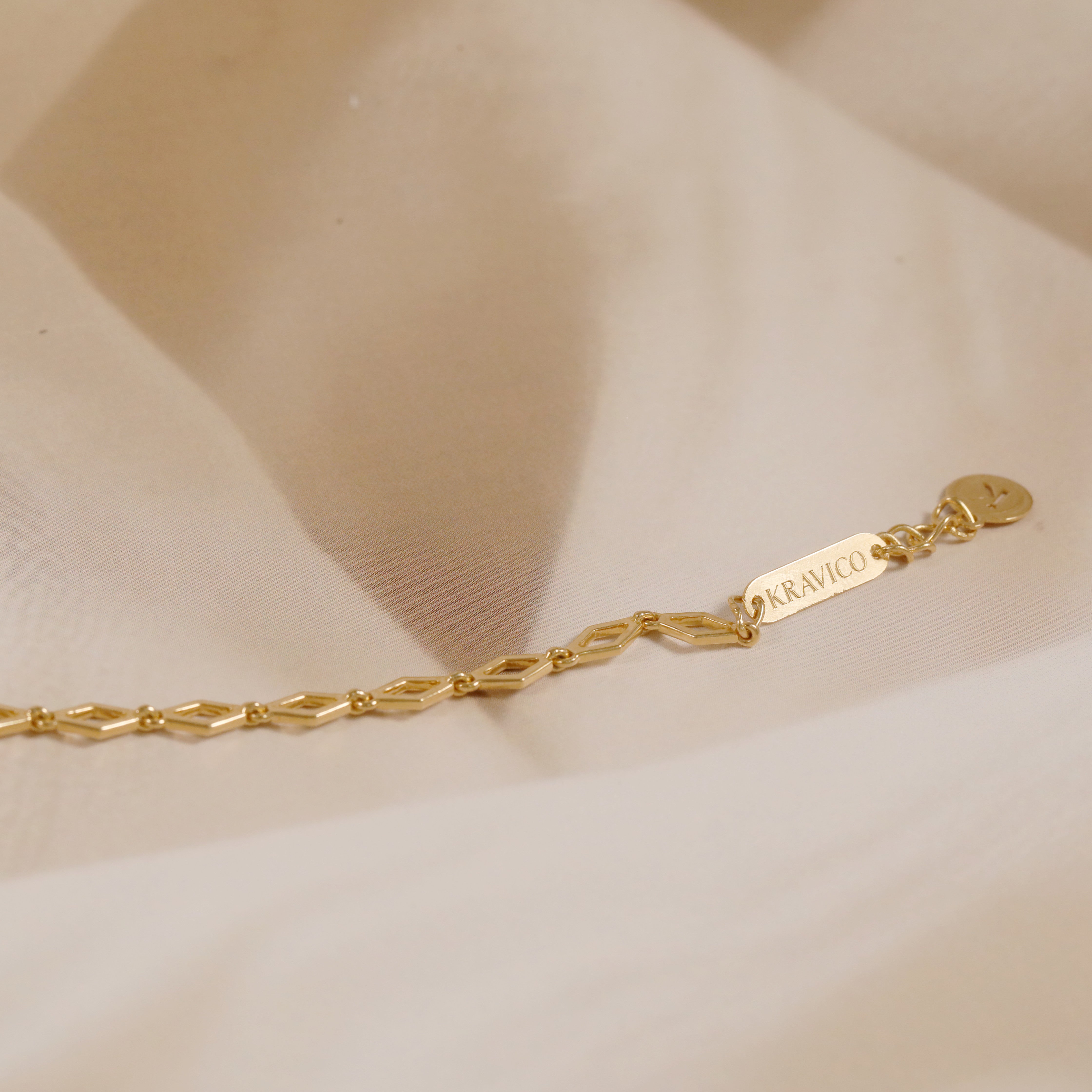Minimal Link Bracelet | Gold Plated