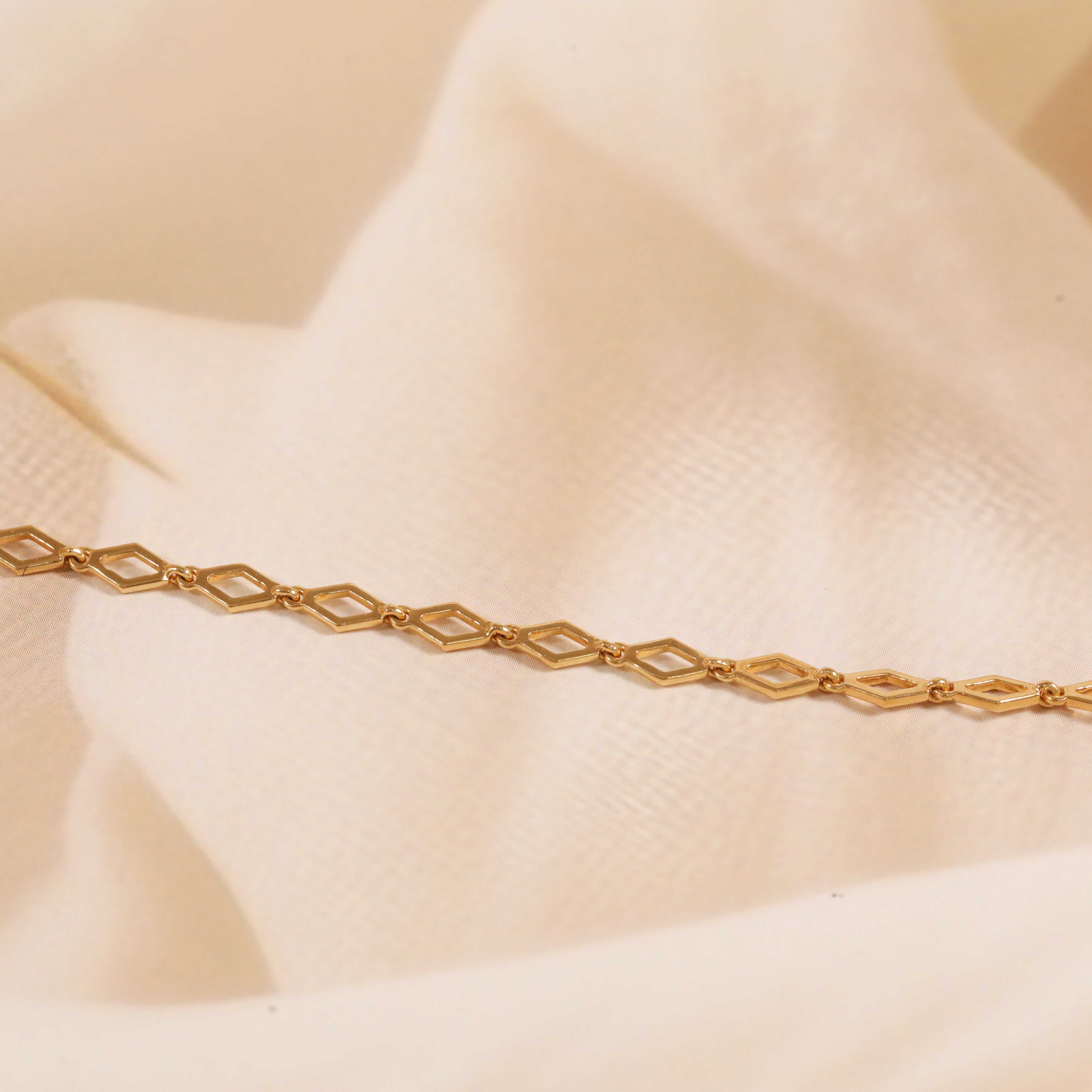 Minimal Link Bracelet | Gold Plated