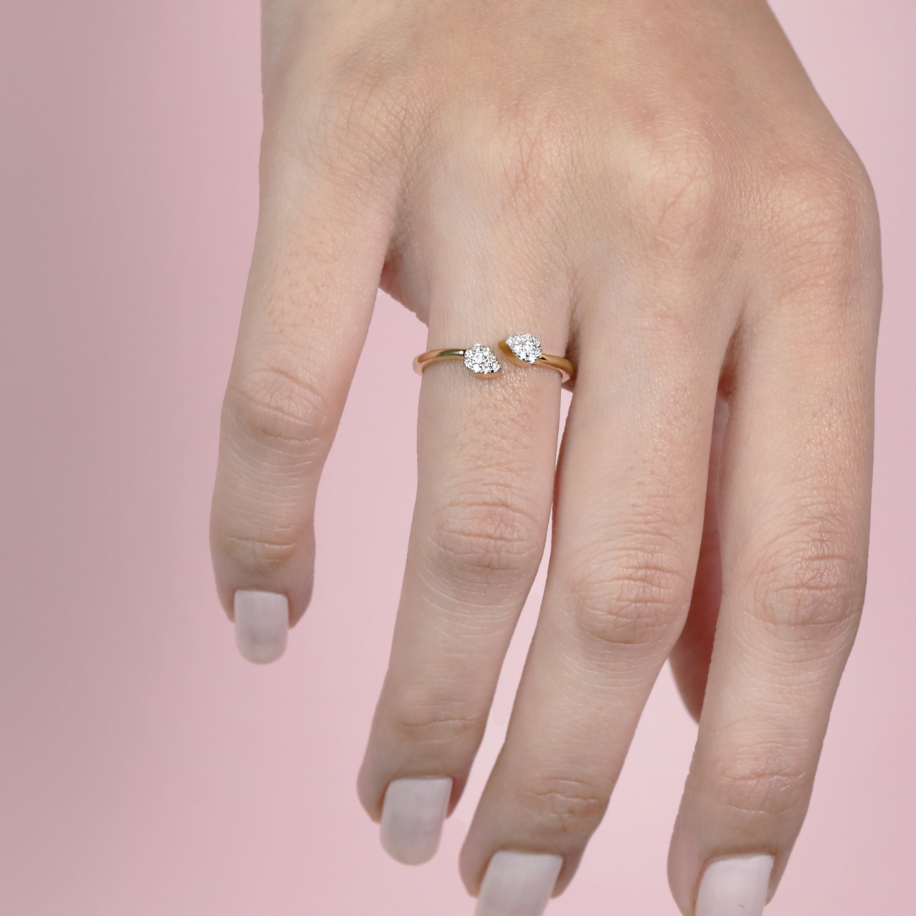 Gold Plated Open Ring