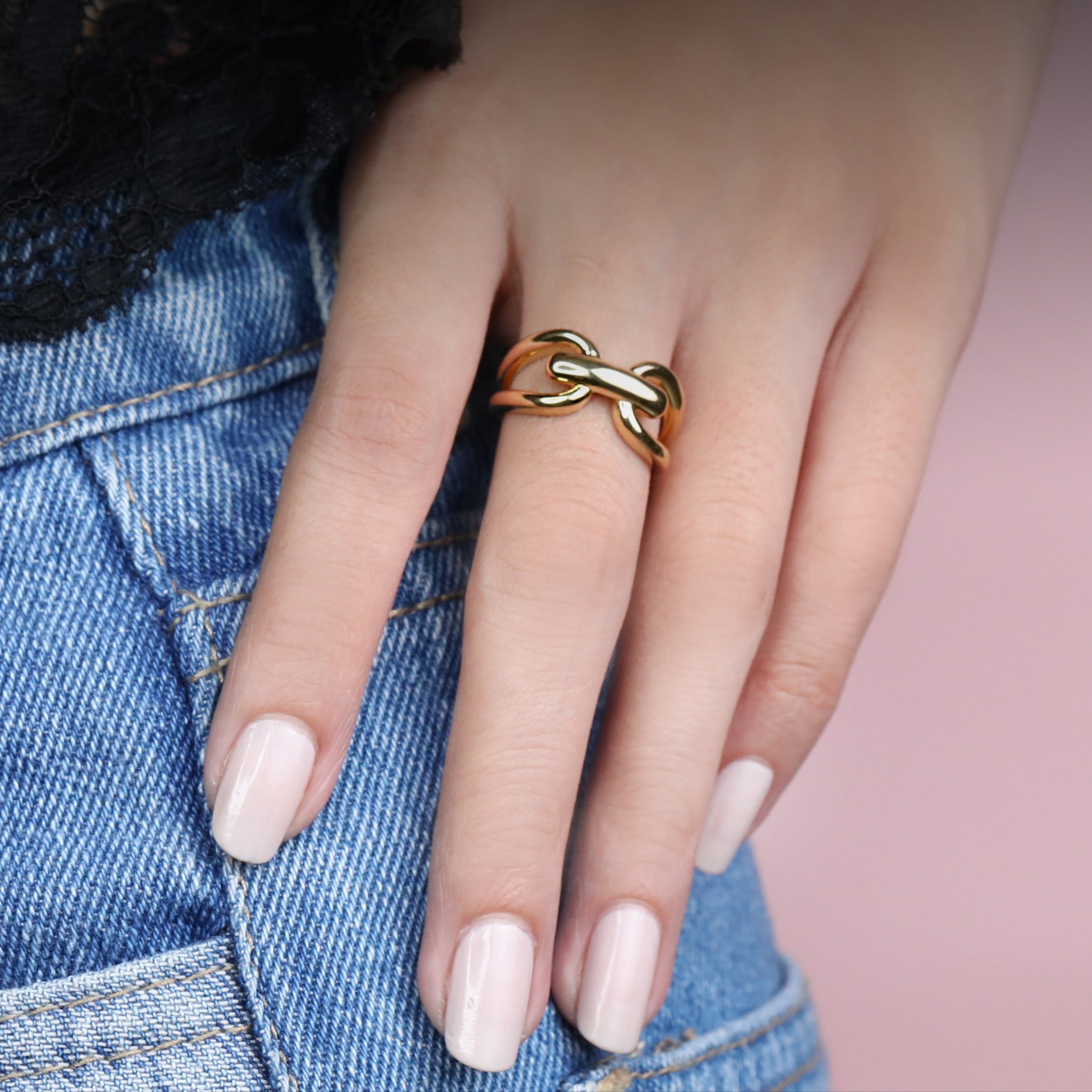 Bold Gold Vermeil Ring