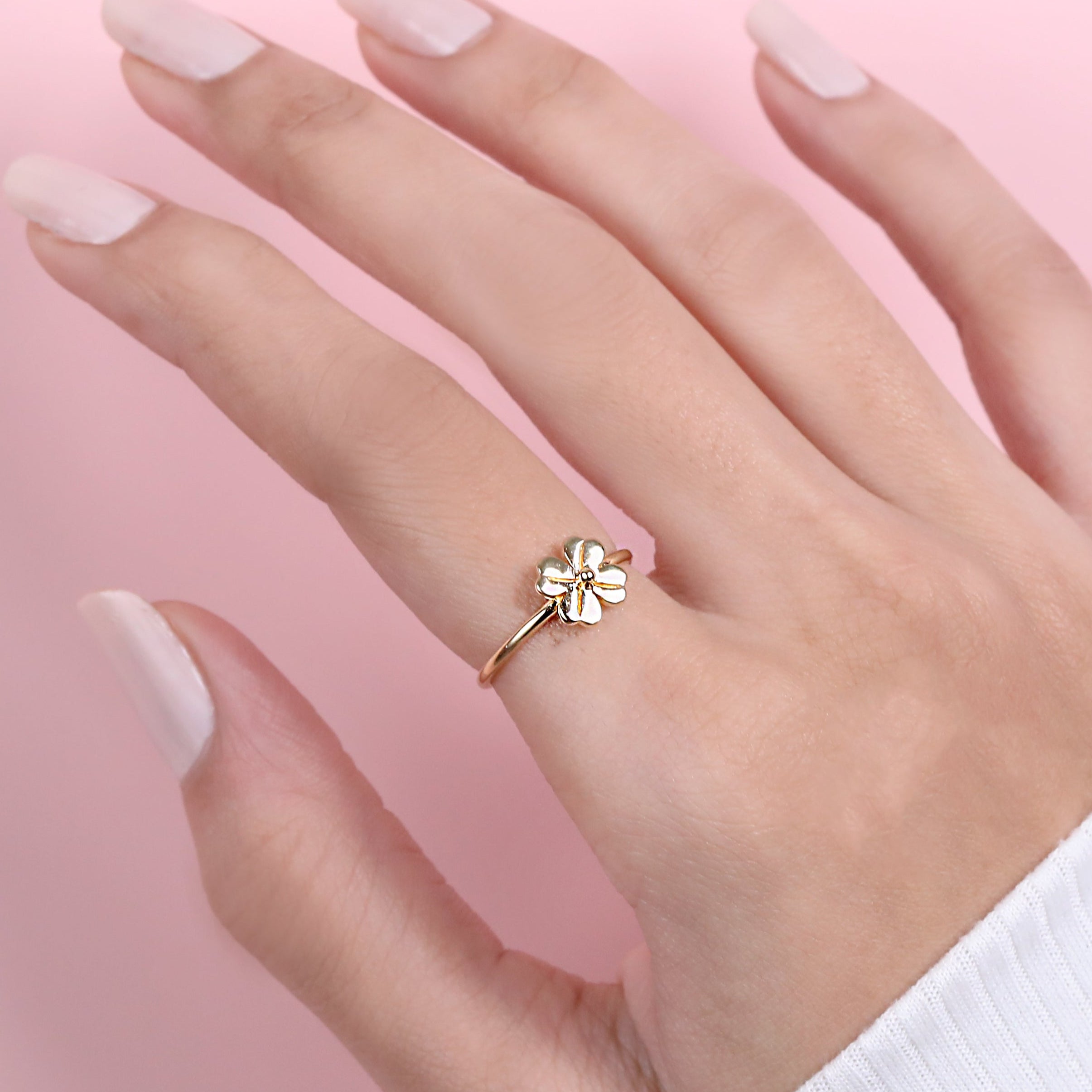 Gold Flower Ring