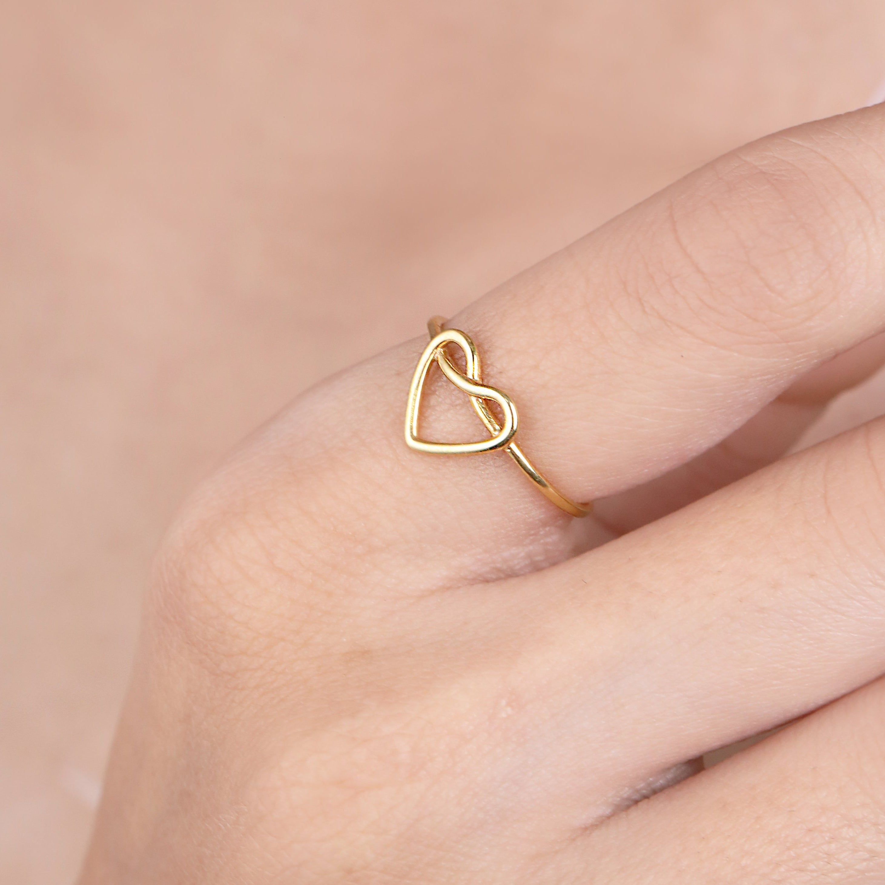 Gold Plated Heart Ring