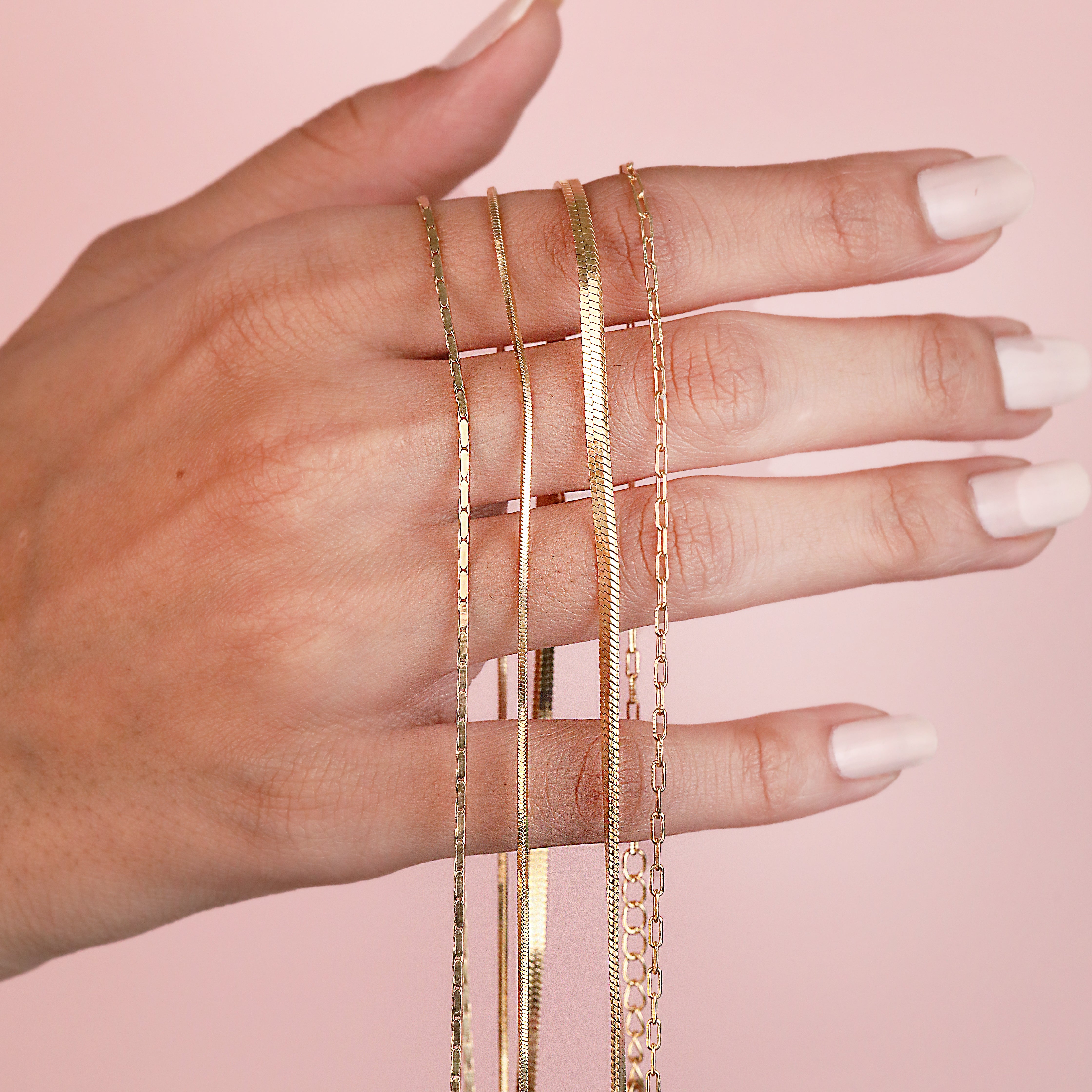 Paperclip Link Chain | Gold Plated