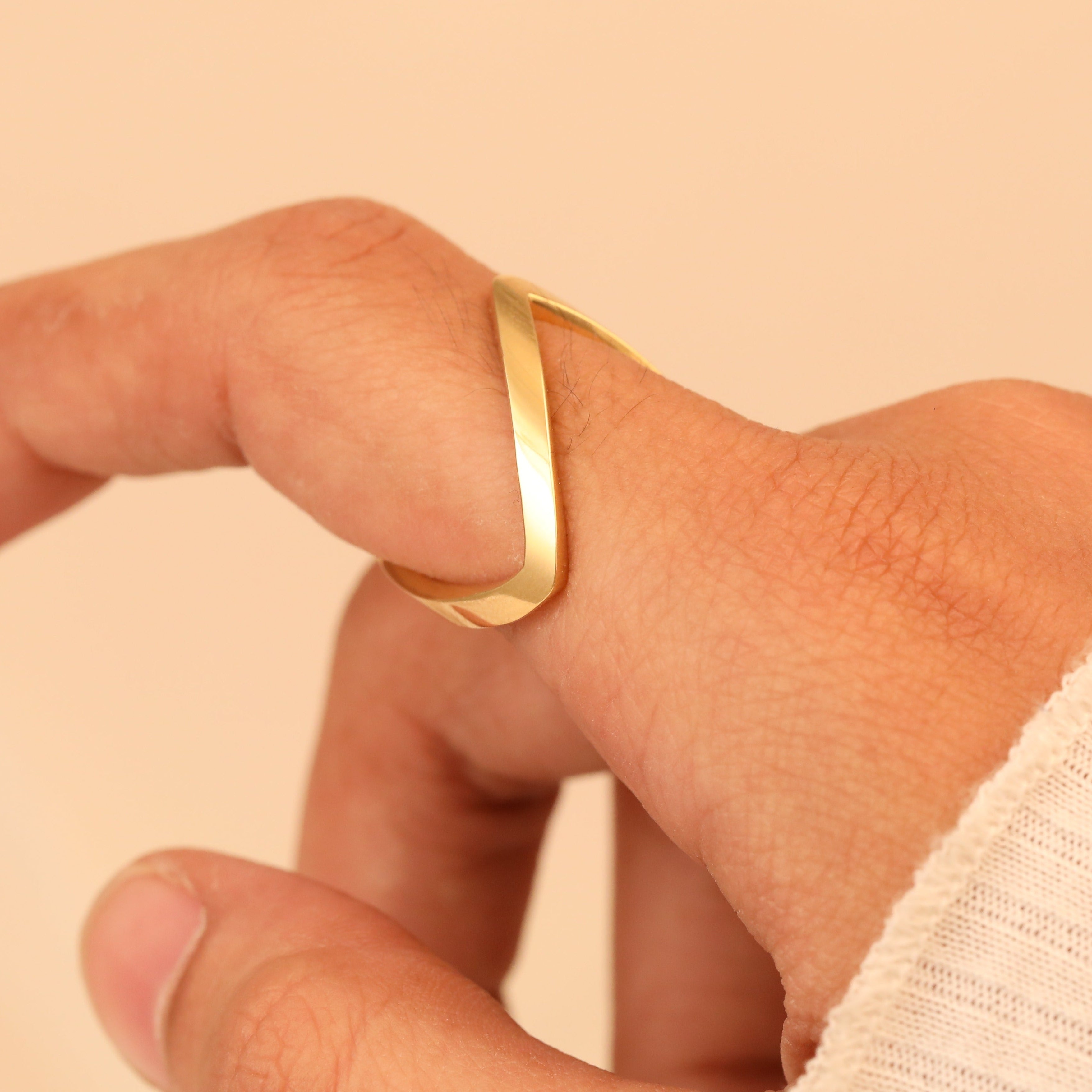 Gold Plated Vanki Style Ring