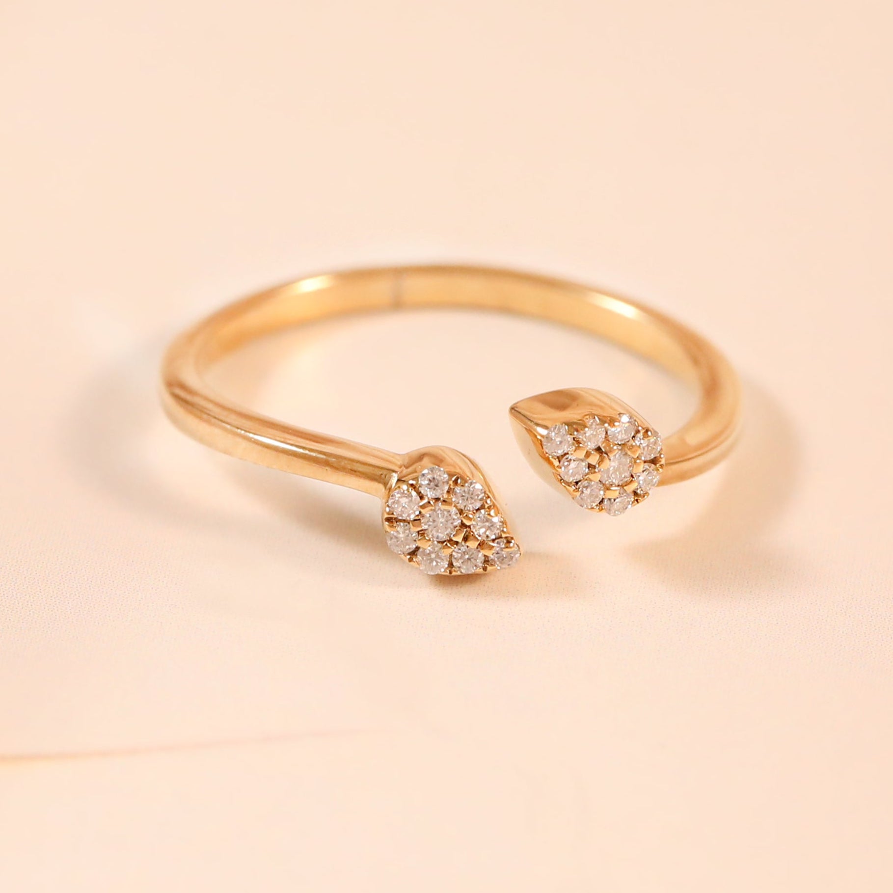 Gold Plated Open Ring
