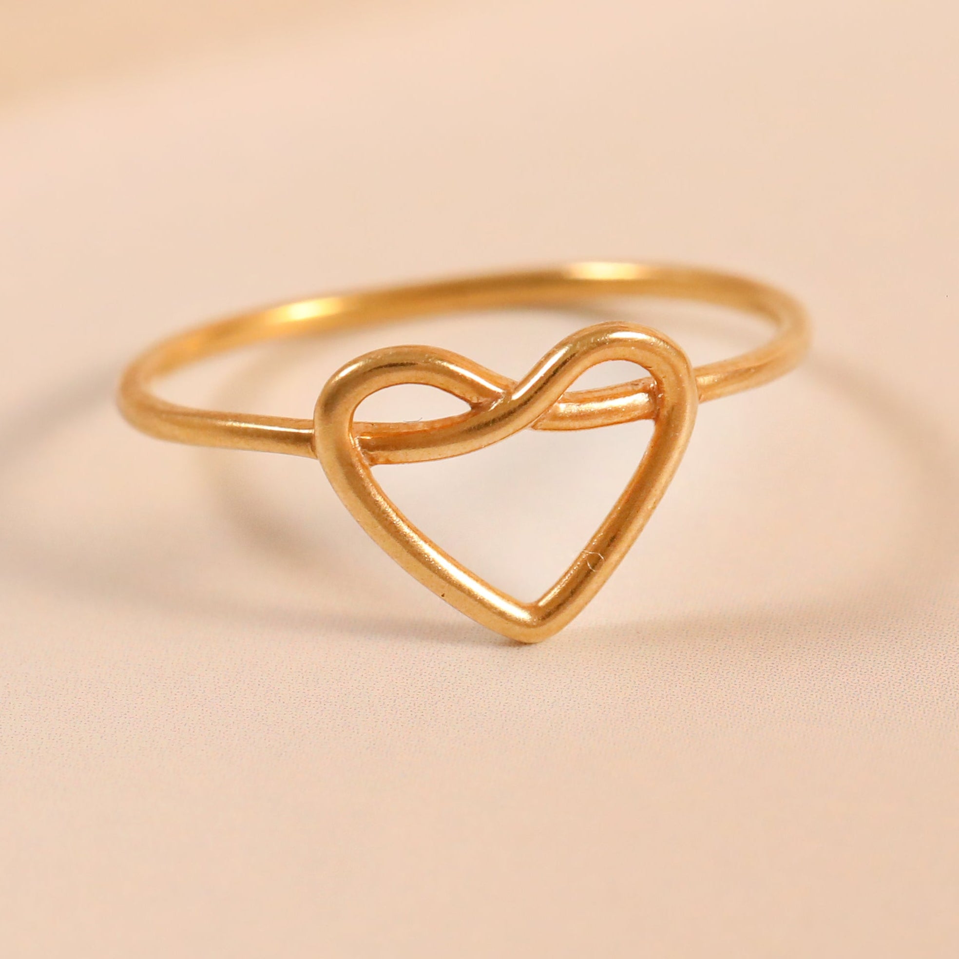 Gold Plated Heart Ring