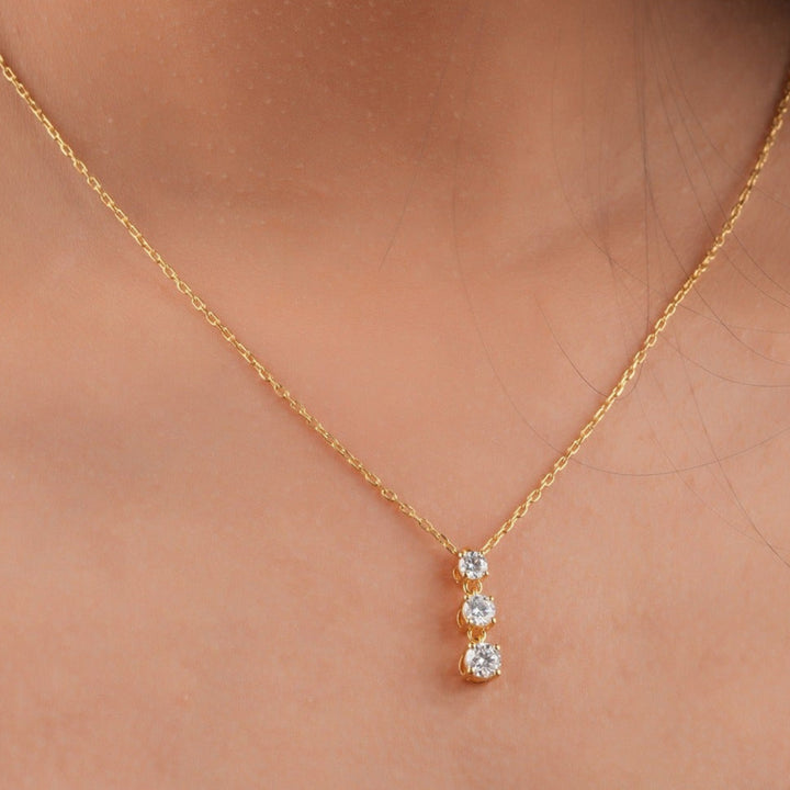 Trio Solitaire Pendant