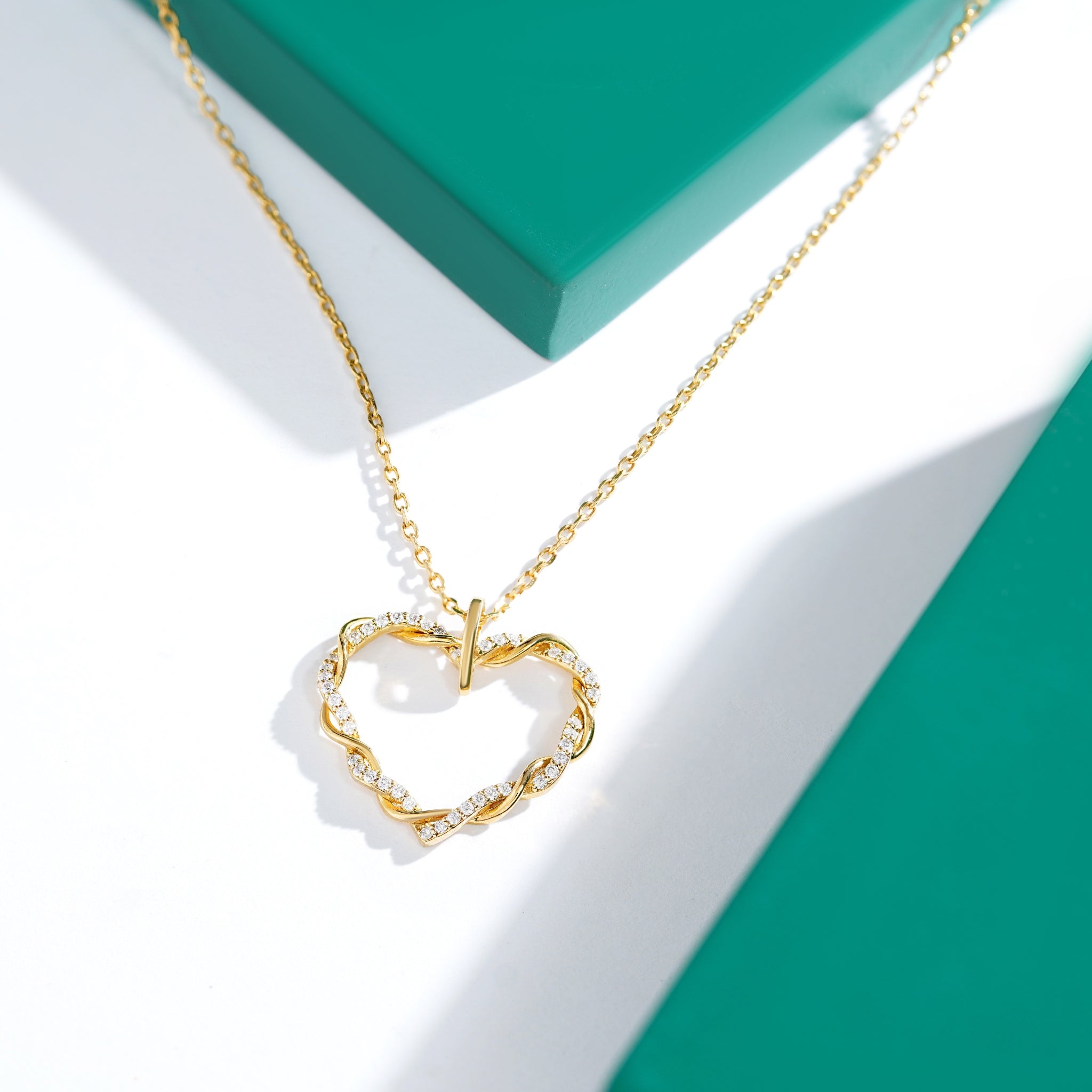 Twisted Heart Pendant