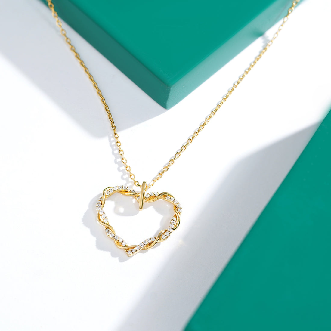 Twisted Heart Pendant