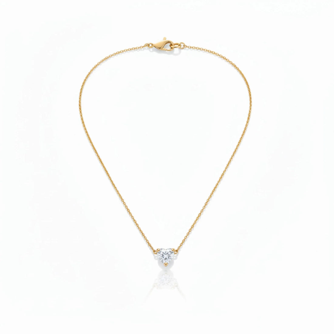 Heart Solitaire Pendant
