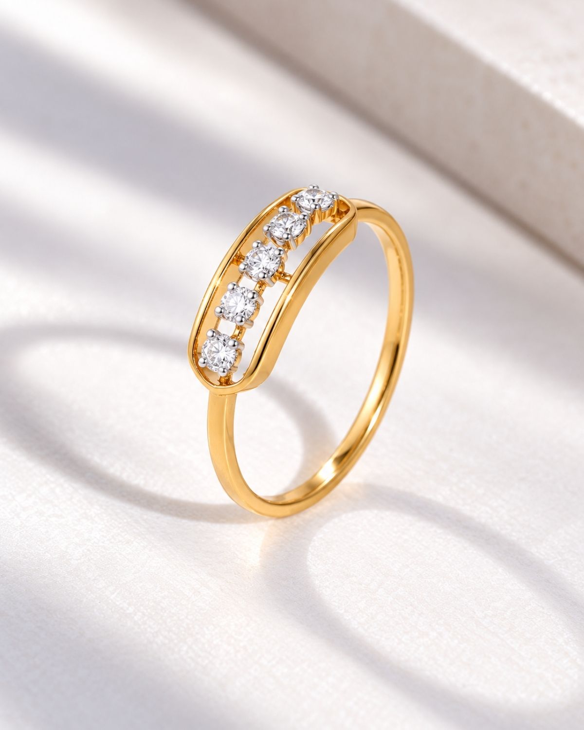 Eliza Diamond Ring | gold vermeil