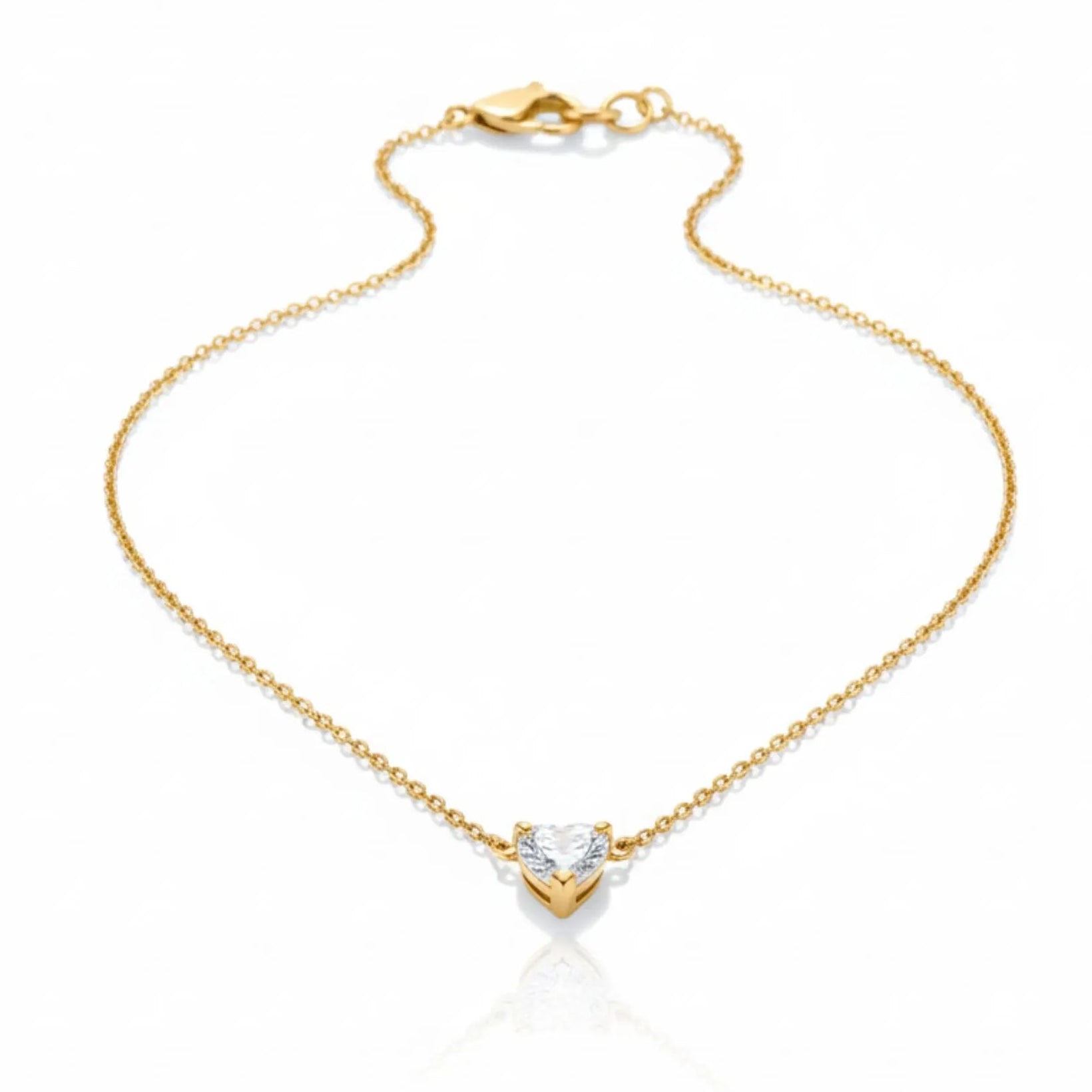 Heart Solitaire Pendant