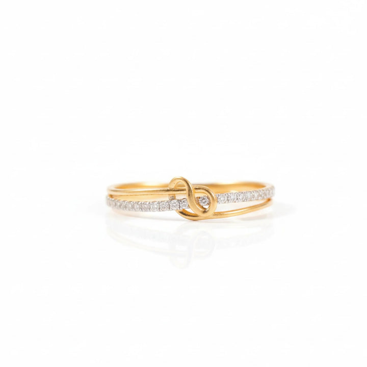 Gold Plated Knot Ring