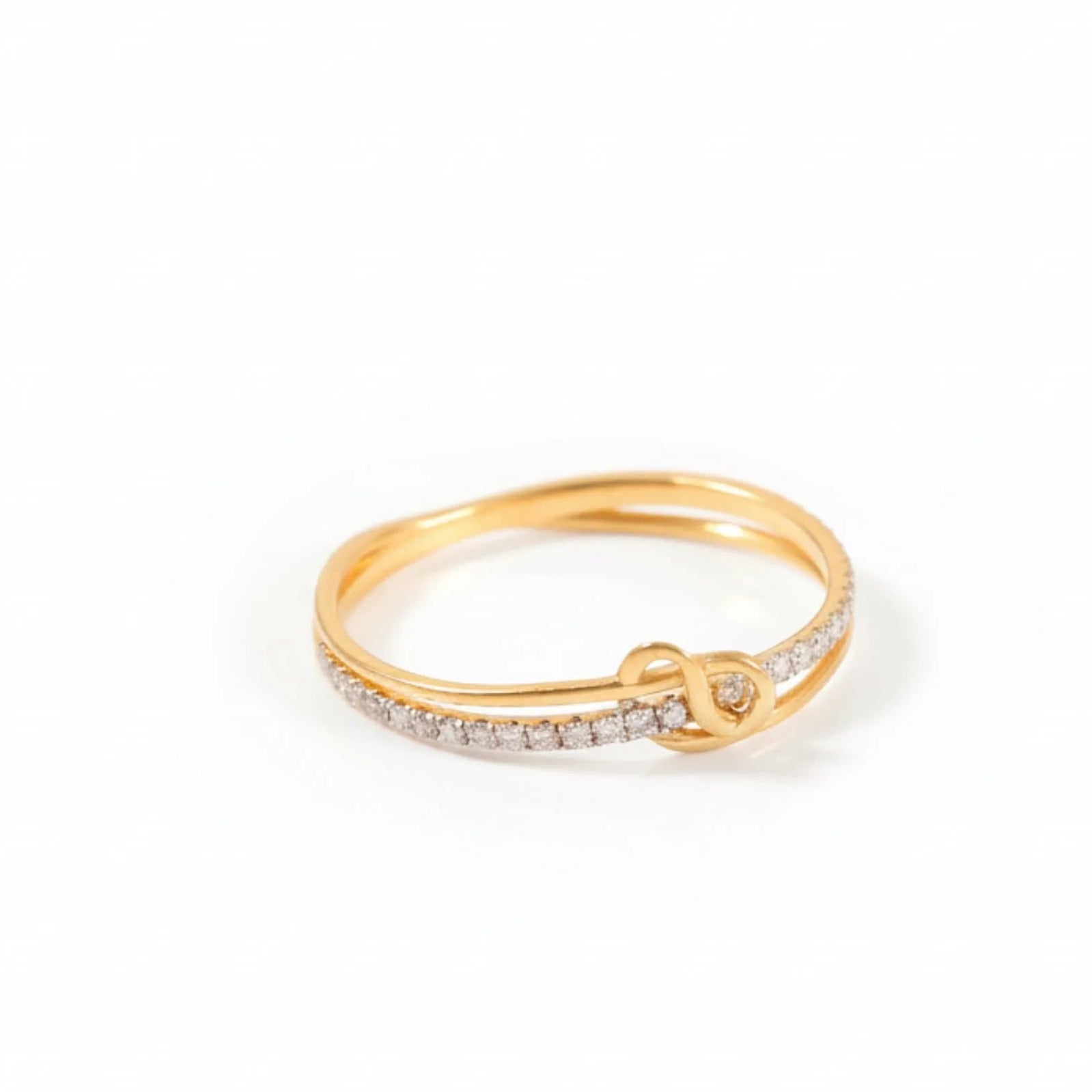 Gold Plated Knot Ring